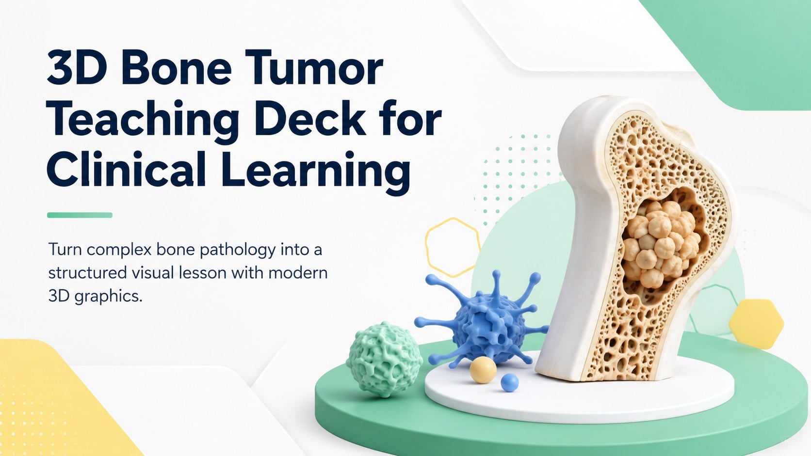 3D Bone Tumor Teaching Deck for Clinical Learning