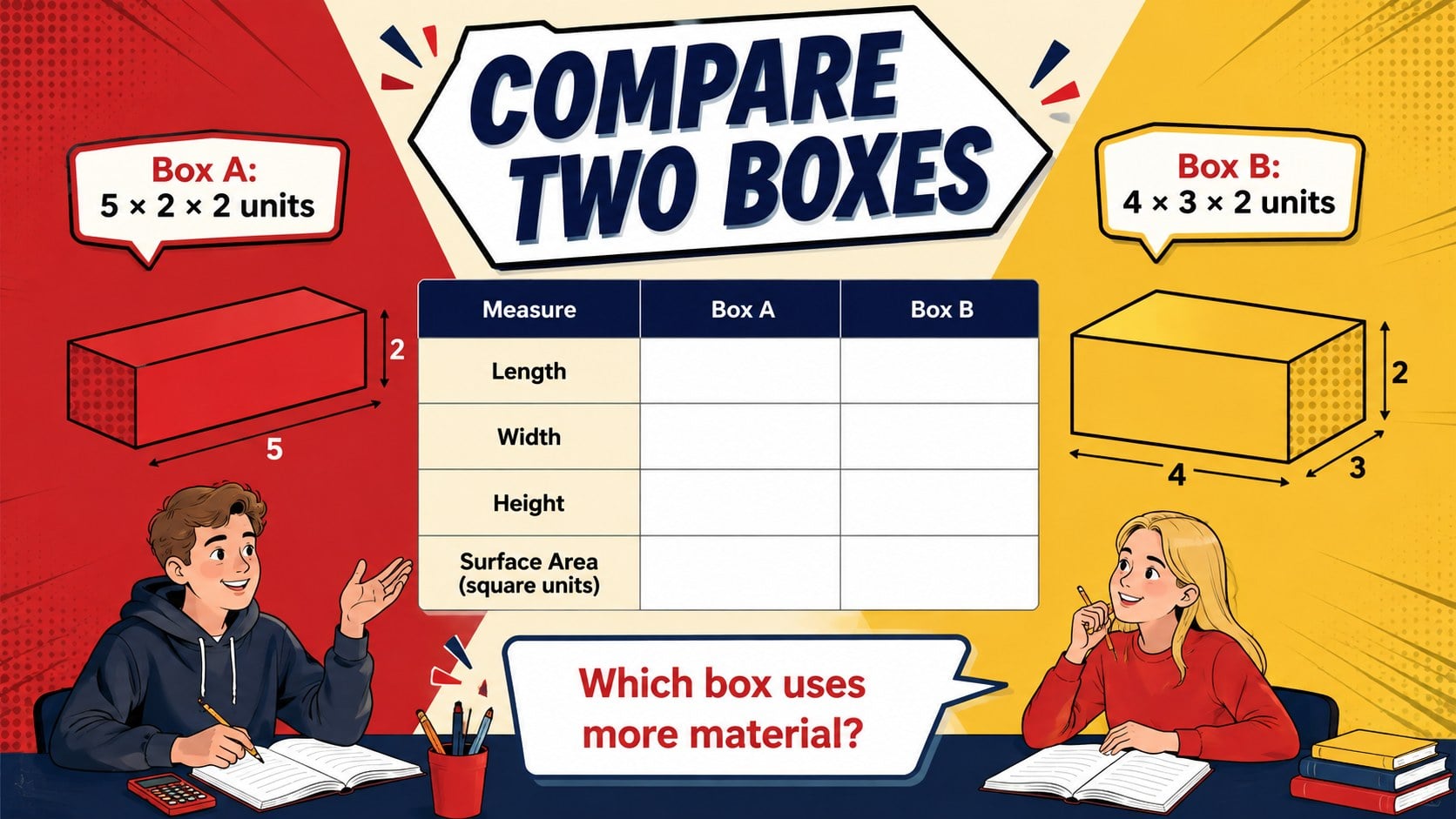 3D Measurement and Scale Math Slides presentation template, slide 10