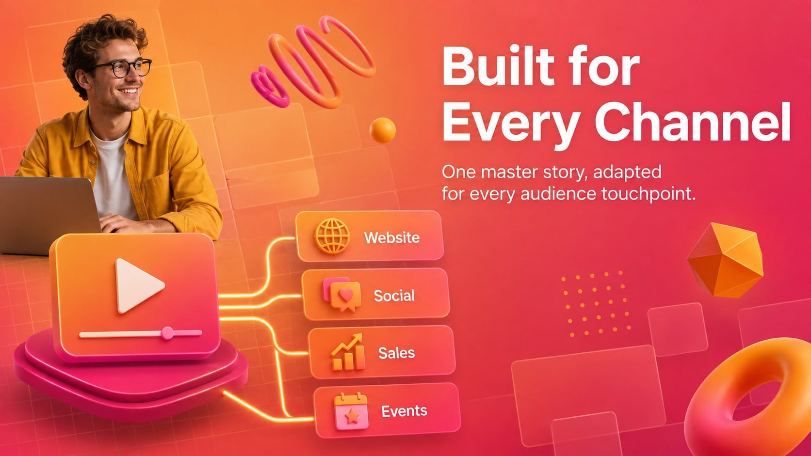 3D Video Project Pitch Deck presentation template, slide 13