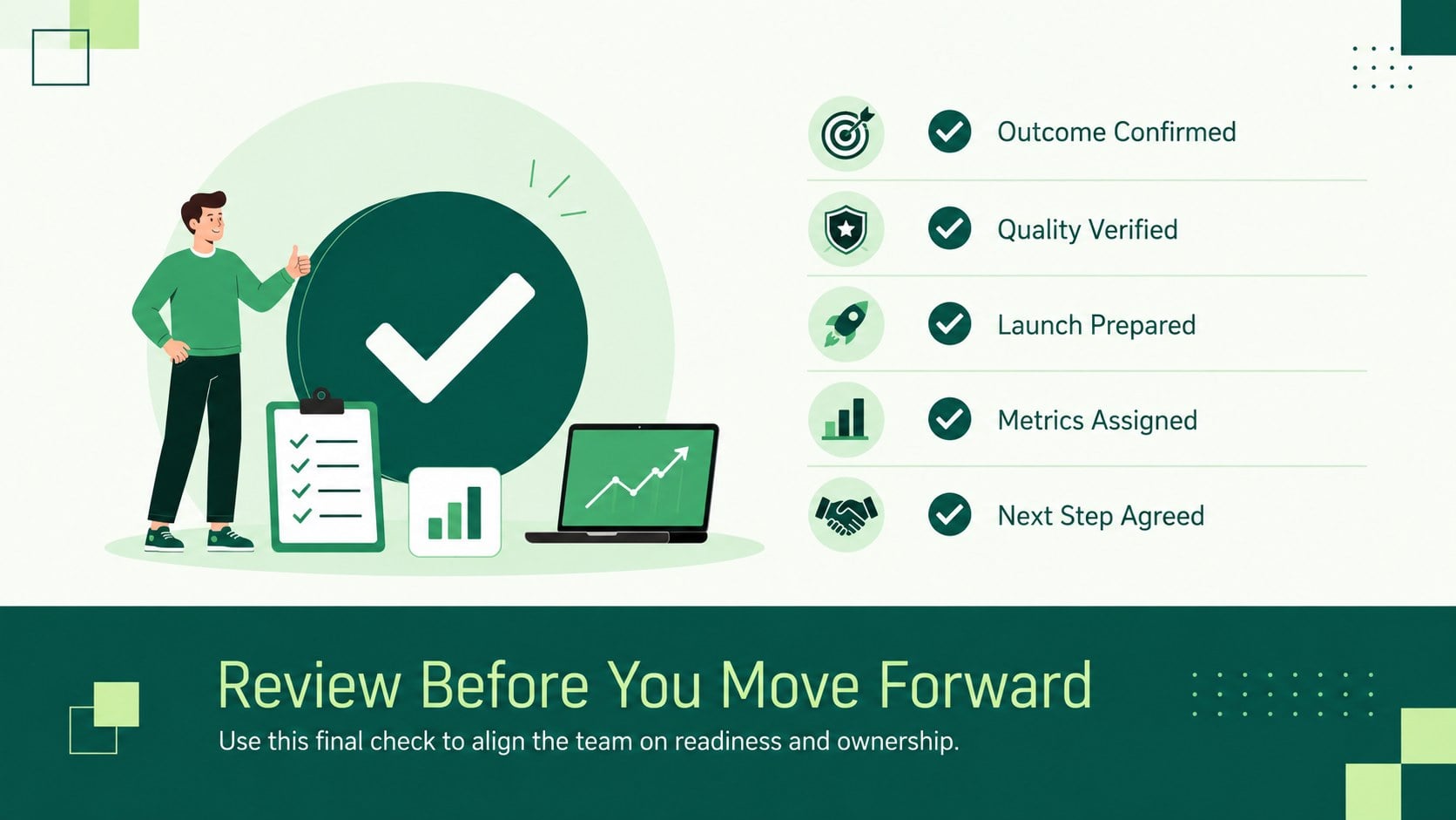 Agile SDLC Process Visuals presentation template, slide 15