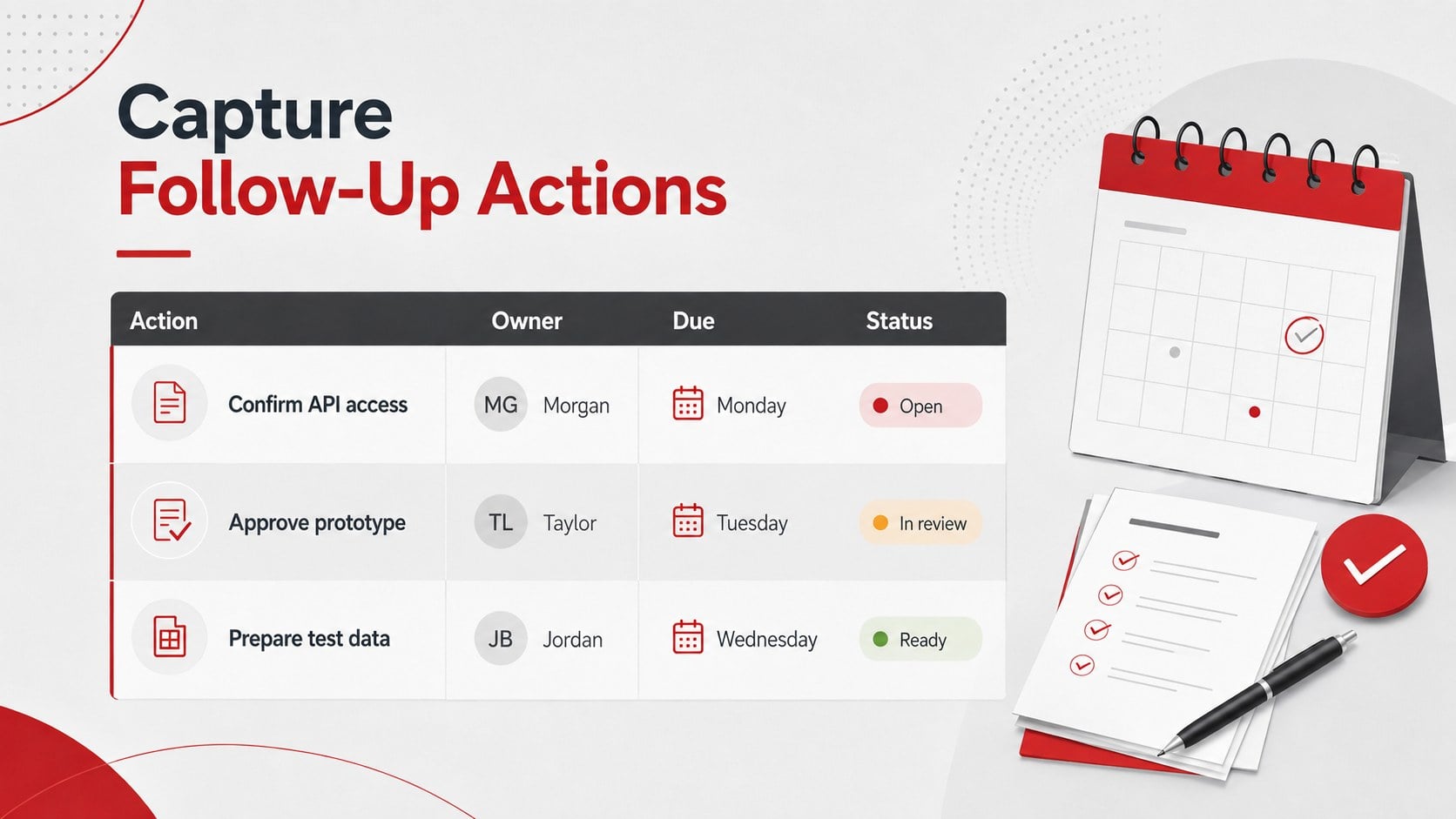 Agile Sprint Workflow Planner presentation template, slide 14