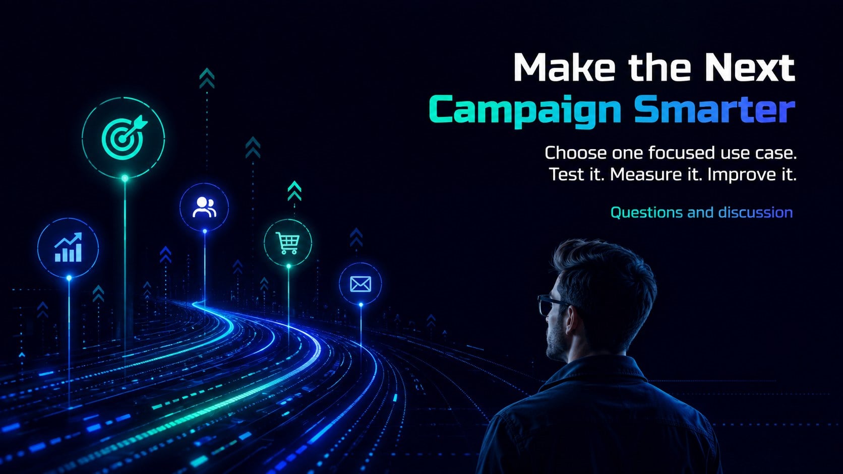 AI Marketing Strategy Deck presentation template, slide 15