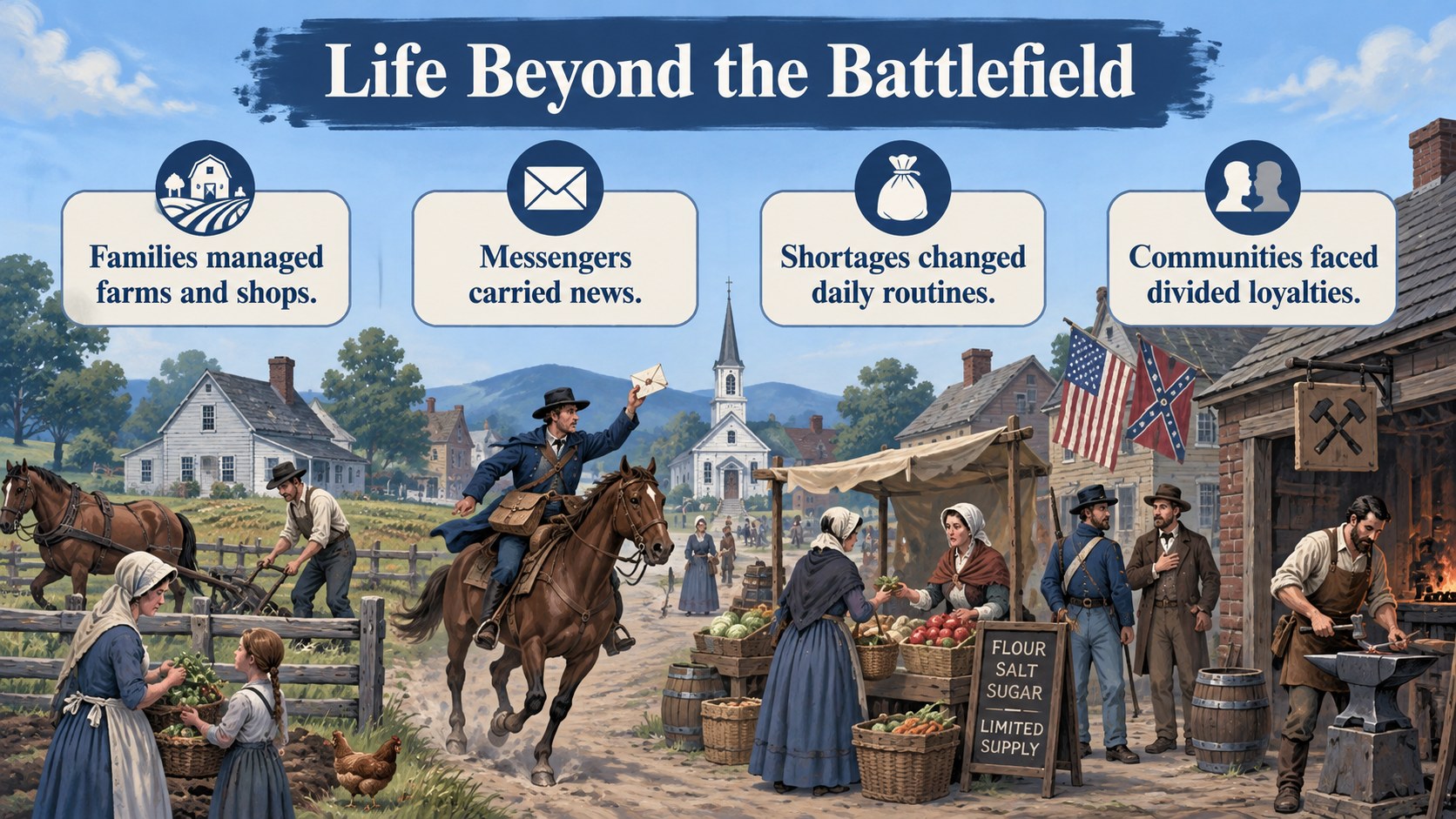 American Revolution Classroom Story Deck presentation template, slide 11