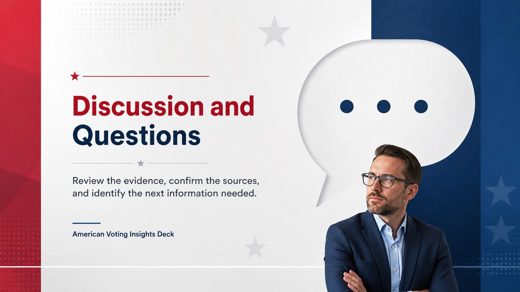 American Voting Insights Deck presentation template, slide 15