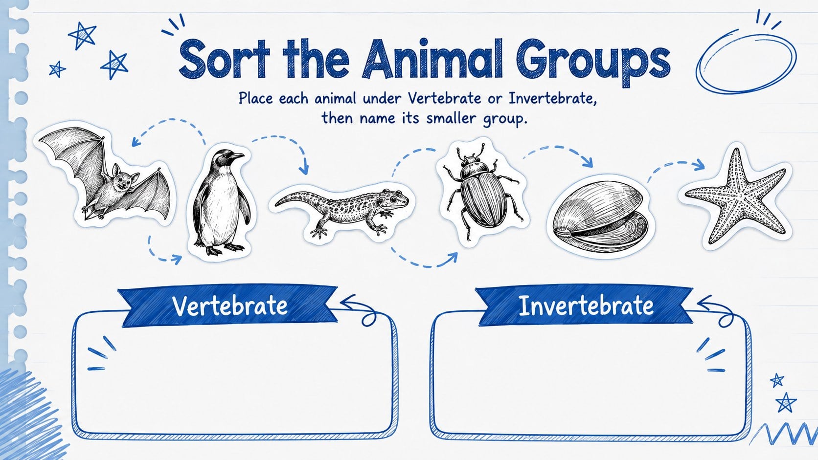 Animal Classification Biology Lesson Deck presentation template, slide 12