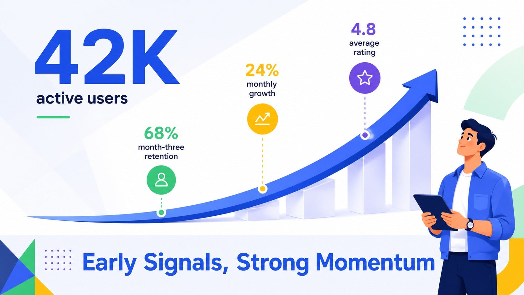 Animated 3D App Investor Slides presentation template, slide 11