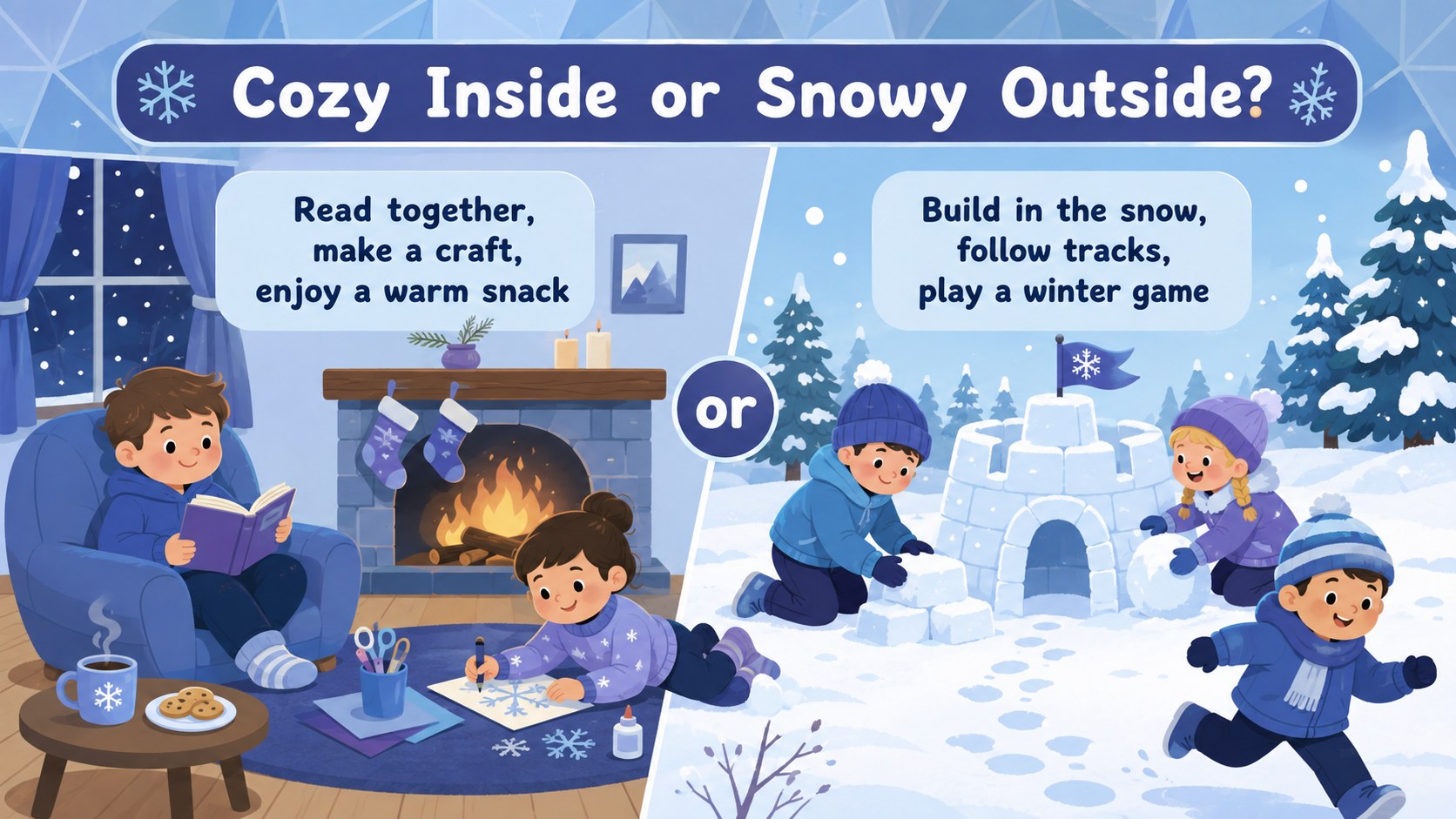 Animated Snowfall Holiday Story Slides presentation template, slide 13