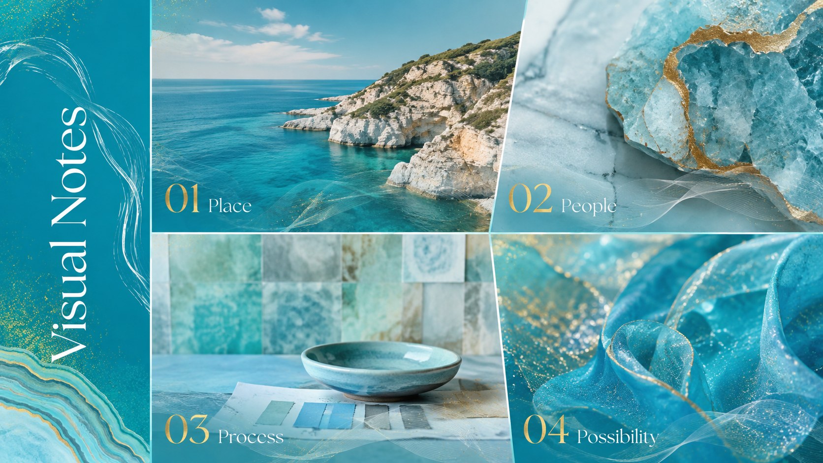 Modelo de apresentação Tema Aqua Luxe, slide 10