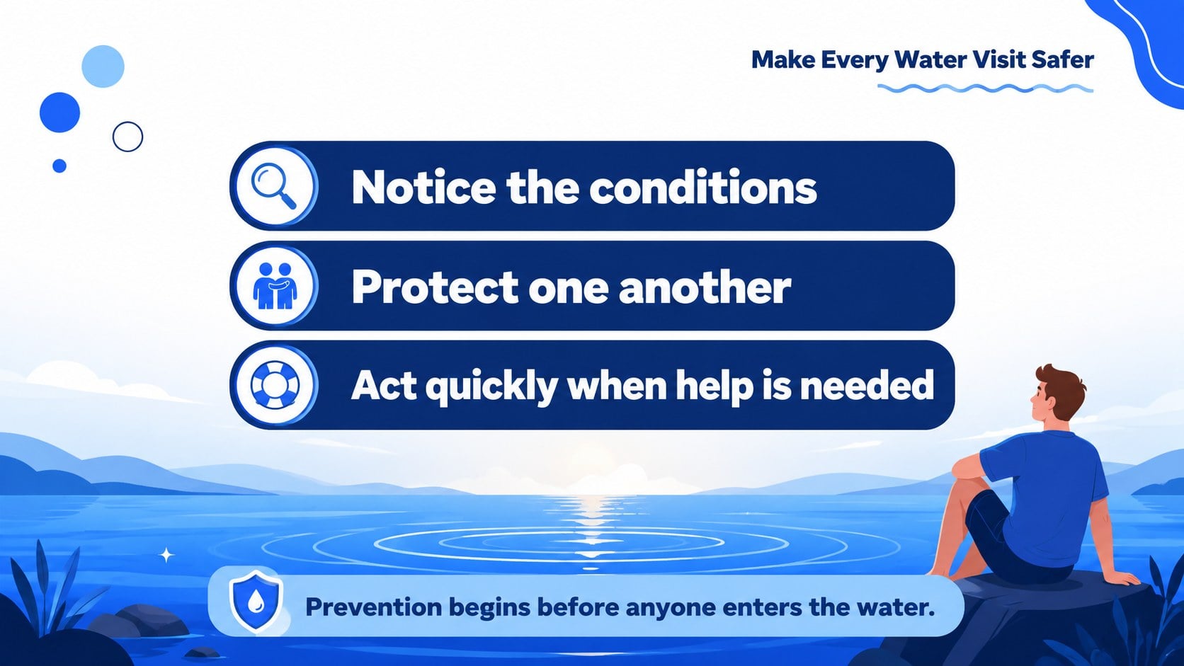 Aquatic Accident Prevention Lesson Deck presentation template, slide 15
