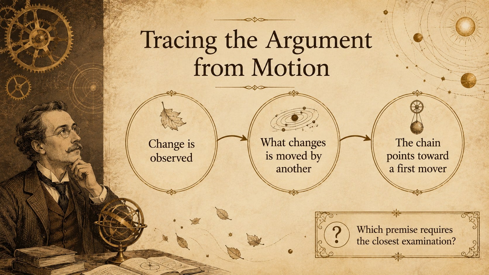 Aquinas Scholastic Thought Lecture Deck presentation template, slide 7