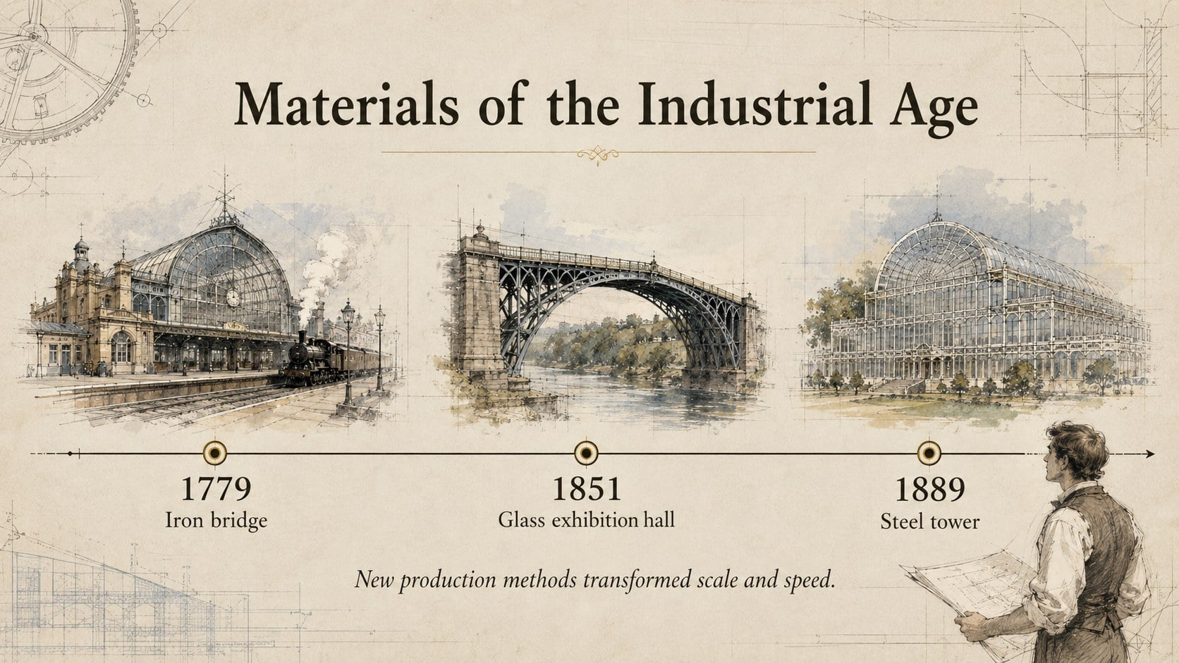 Modelo de apresentação História da arquitetura ilustrada, slide 10