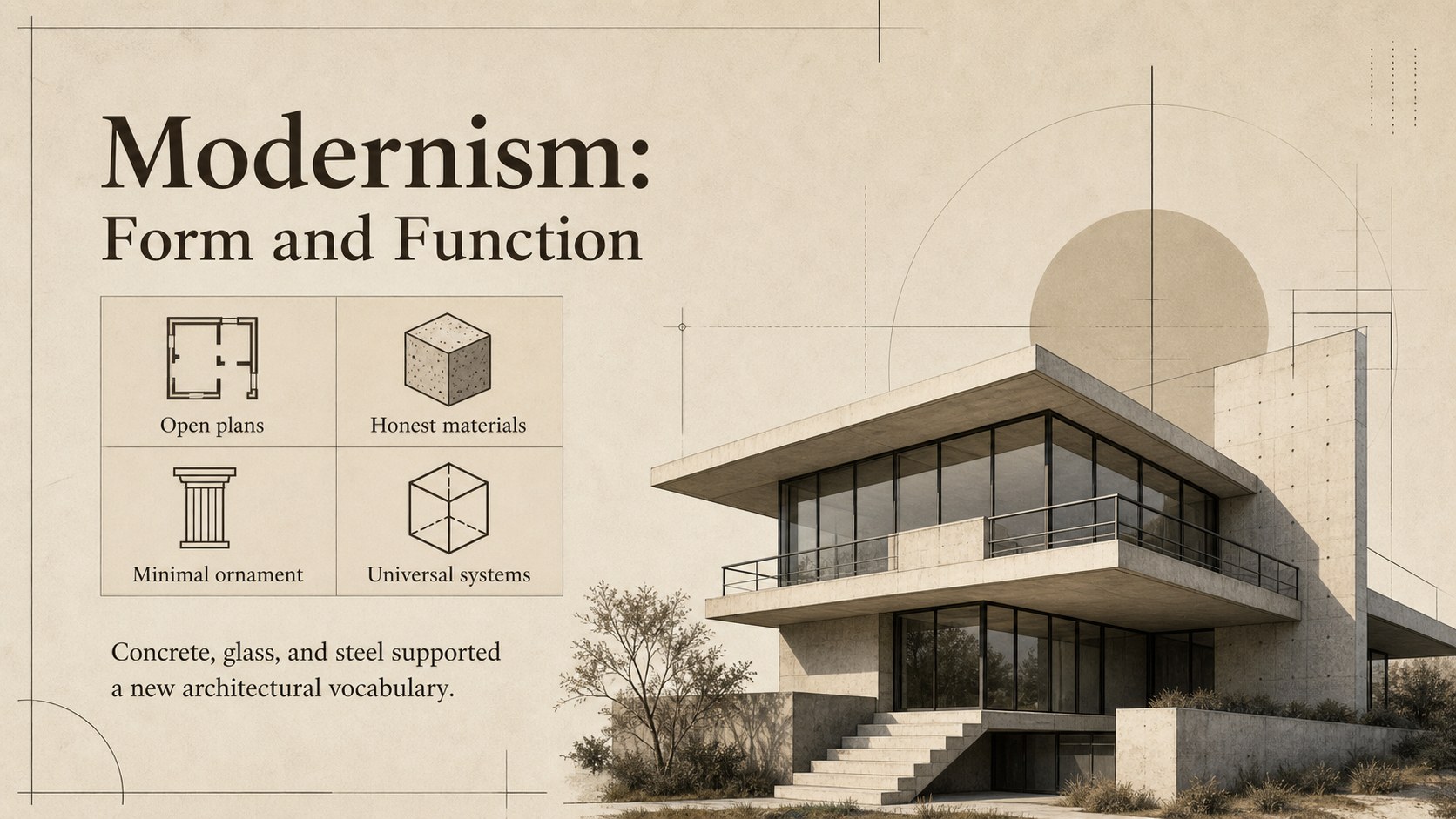 Modelo de apresentação História da arquitetura ilustrada, slide 11