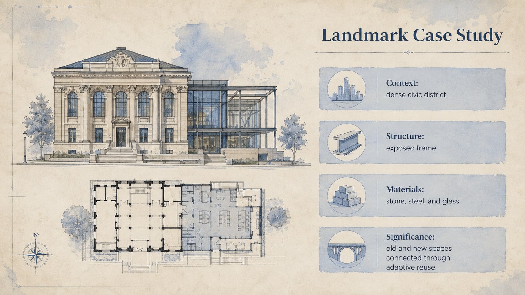Modelo de apresentação História da arquitetura ilustrada, slide 15