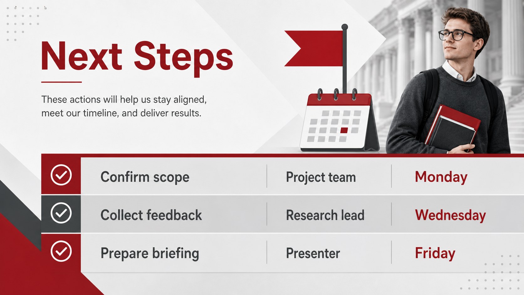 Arizona Campus Project Presentation presentation template, slide 12