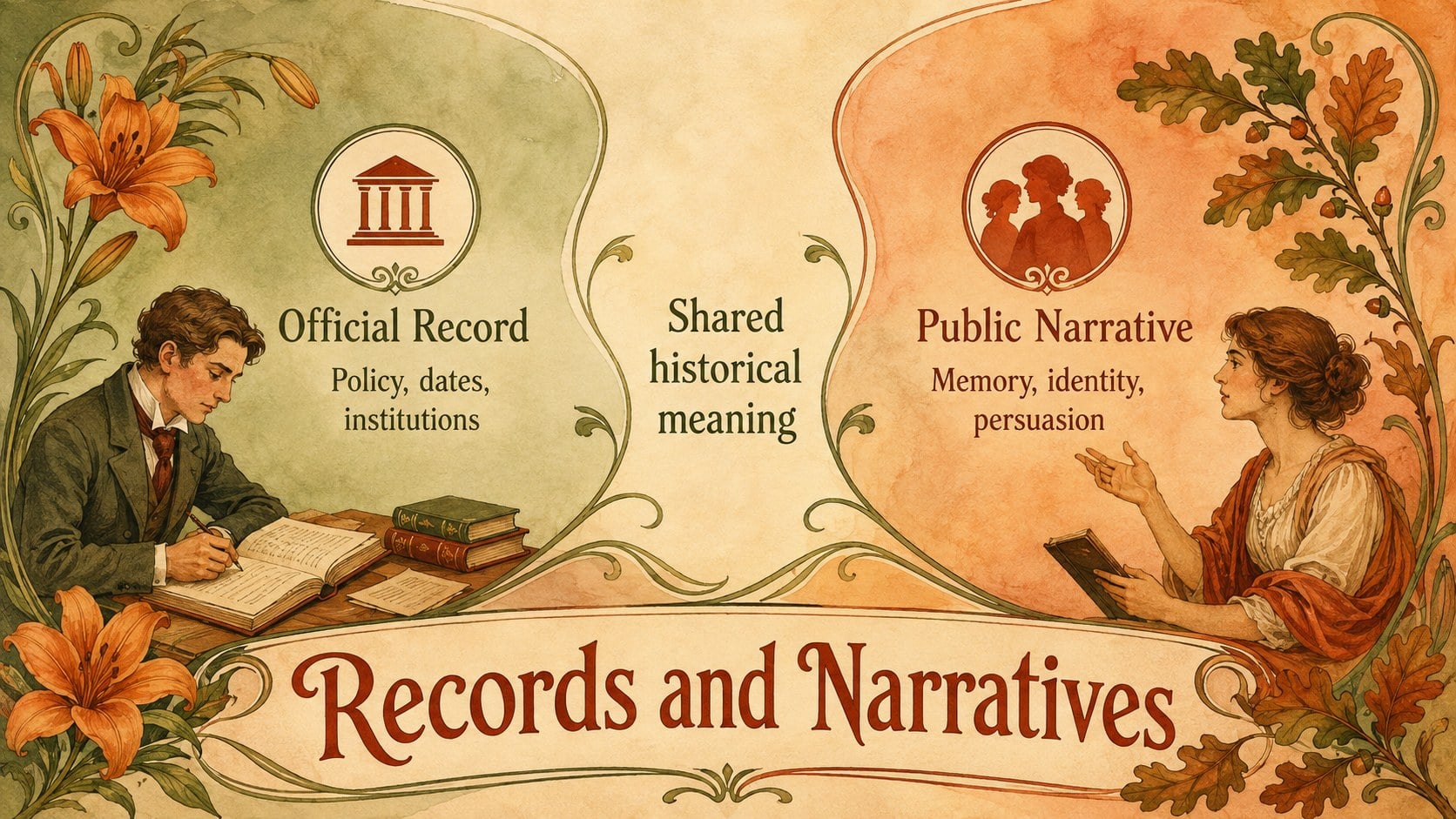Art Nouveau History Dissertation Defense Deck presentation template, slide 11