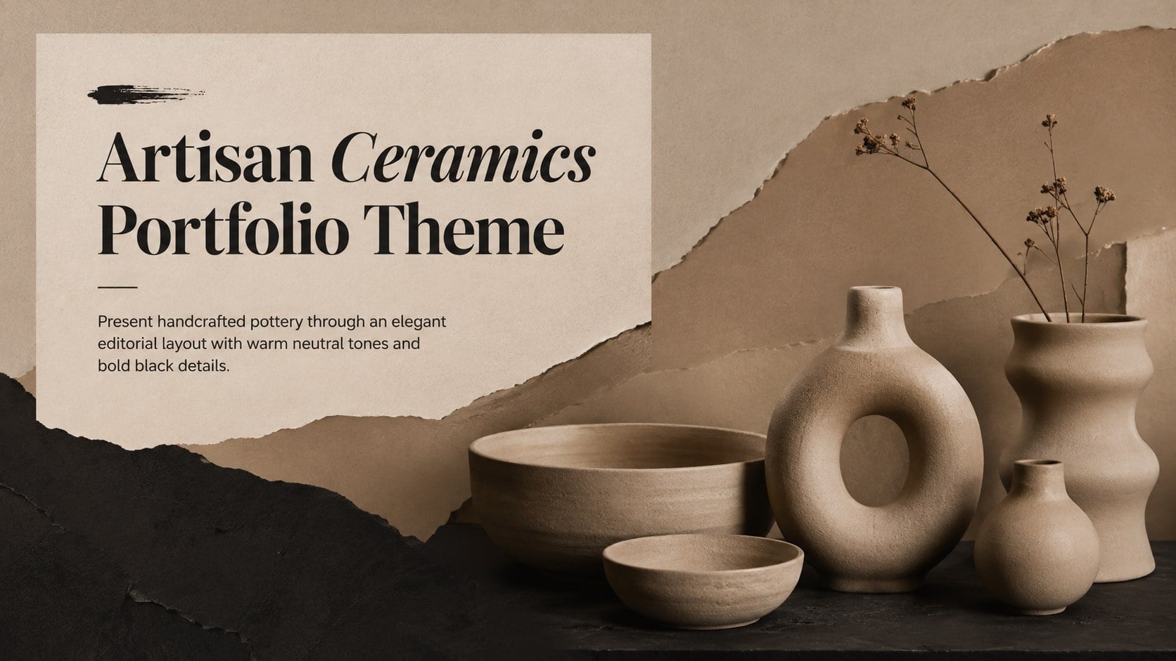 Artisan Ceramics Portfolio Theme