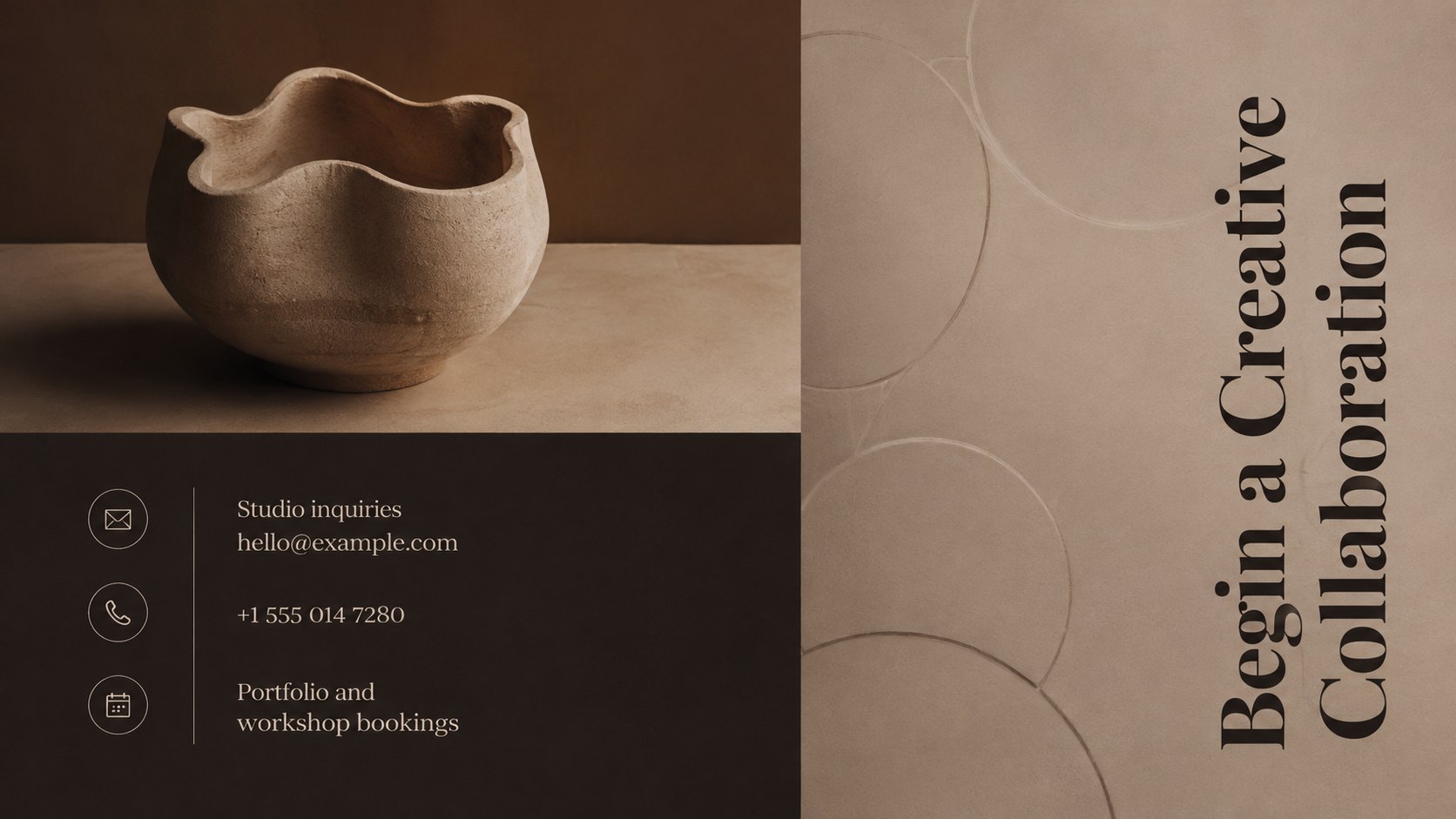 Modelo de apresentação Portfólio de Cerâmica Artesanal, slide 14