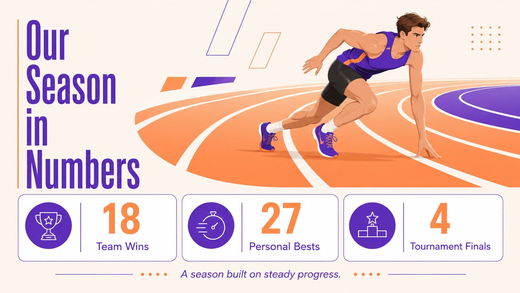 Athletic Recognition Night Presentation Deck presentation template, slide 4