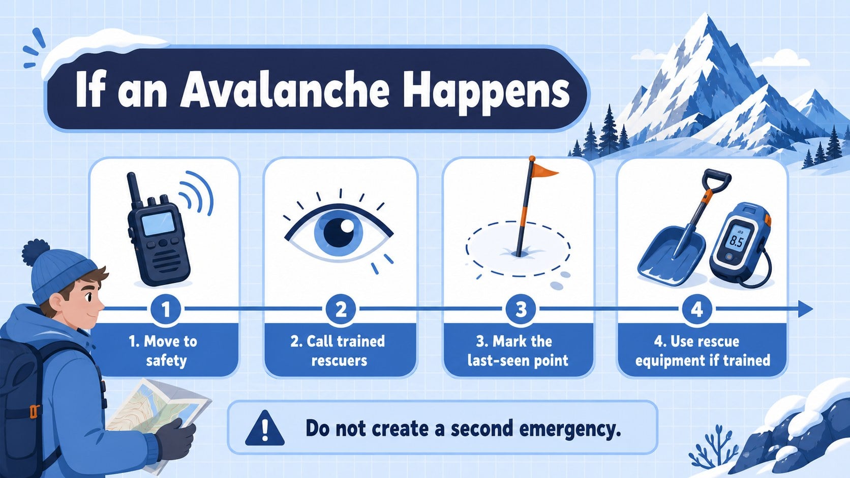Avalanche Safety Lesson Slides presentation template, slide 13