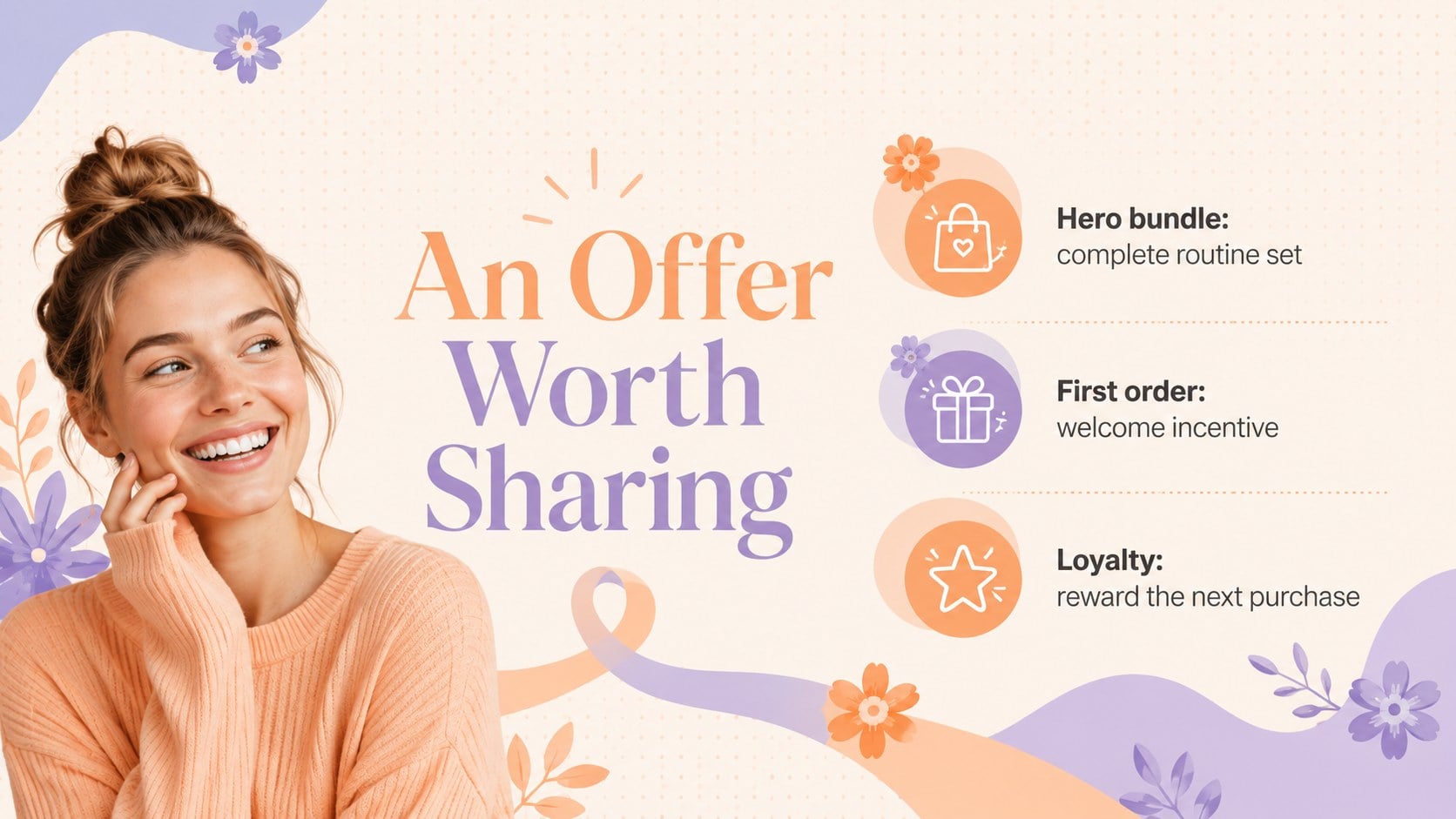 Modelo de apresentação Campanha de Beleza para E-commerce, slide 12