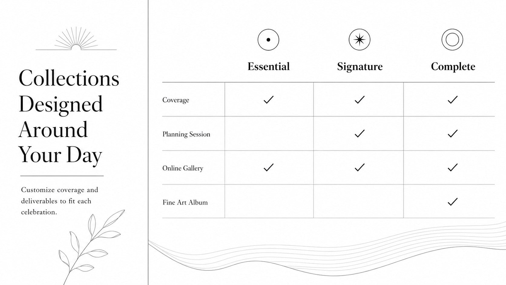 Black and White Bridal Photography Showcase presentation template, slide 12