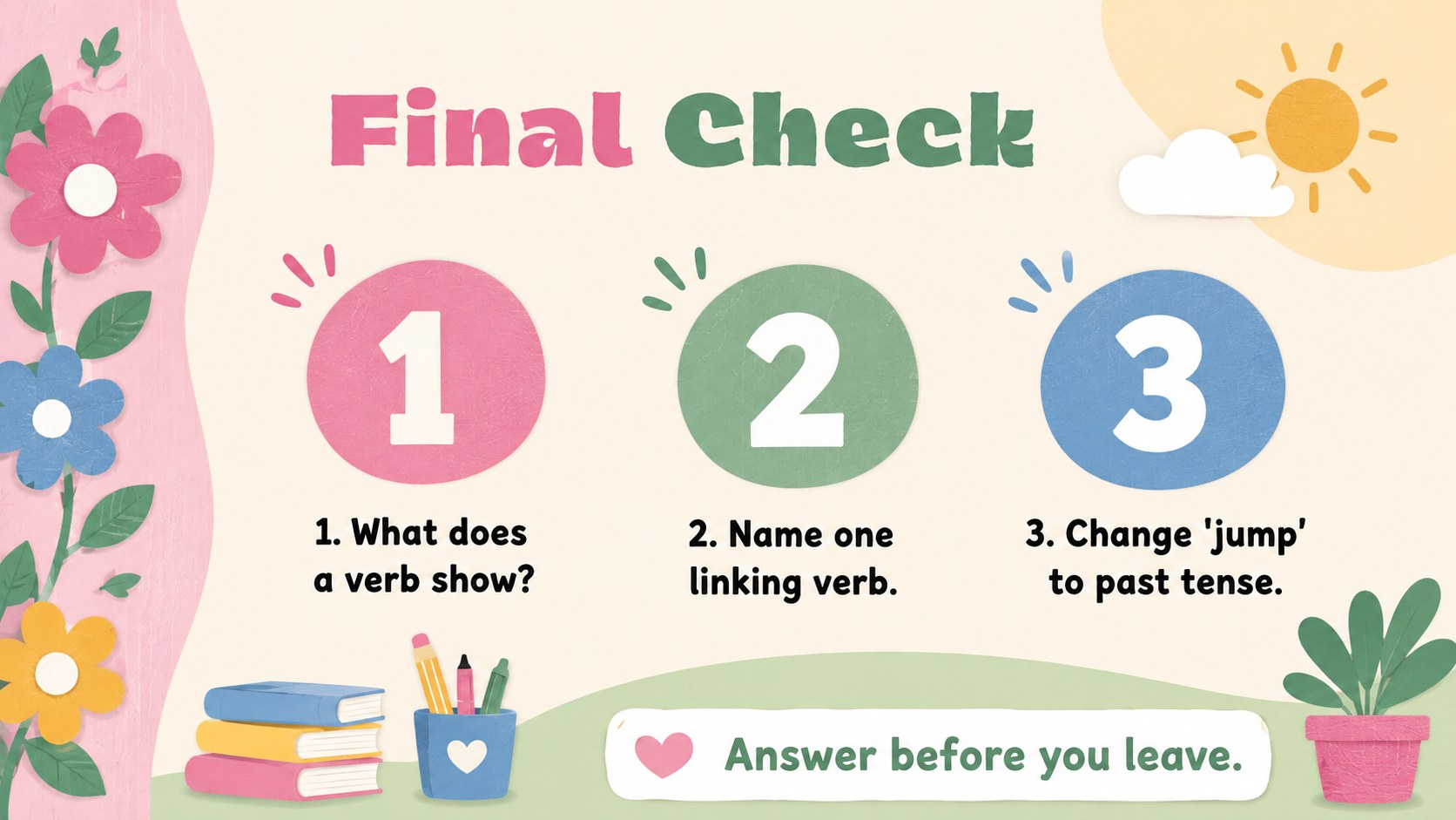Blooming Verb Practice Challenge presentation template, slide 12
