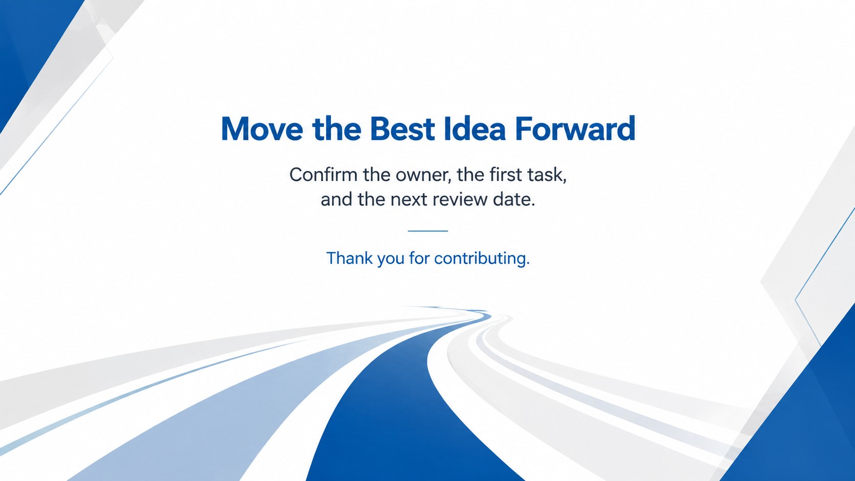 Blue Grey Brainstorming Workshop Deck presentation template, slide 15