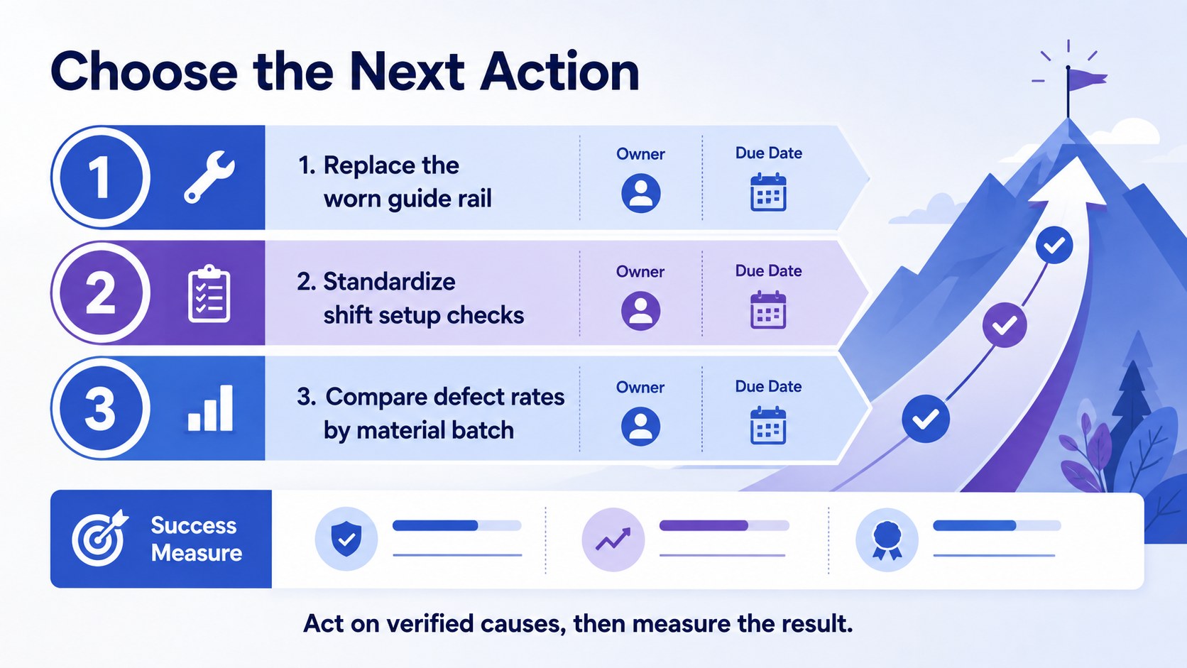Modelo de apresentação Diagrama de Causa e Efeito em Azul e Roxo, slide 5