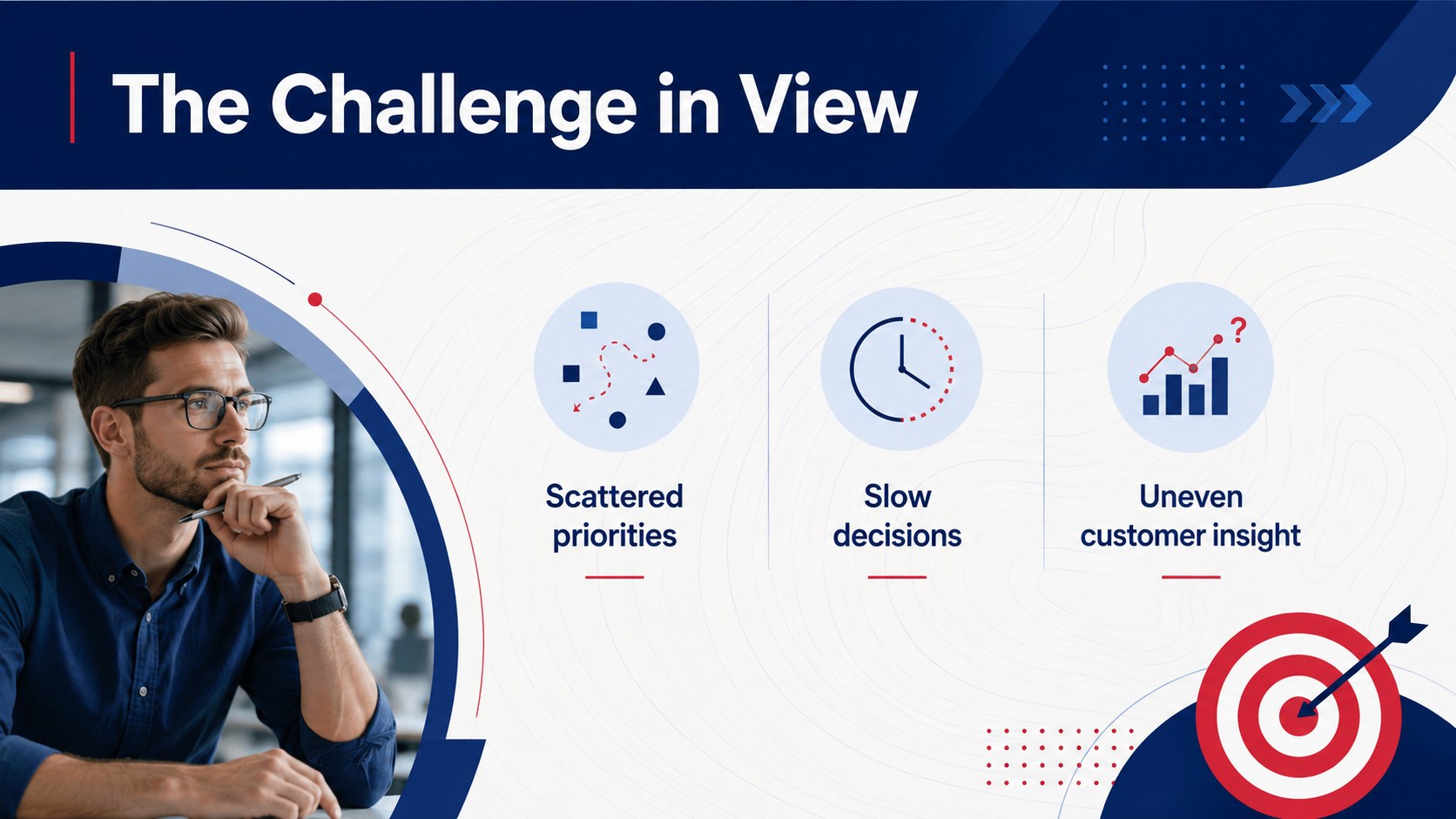 Blue Ripple Business Slides presentation template, slide 4