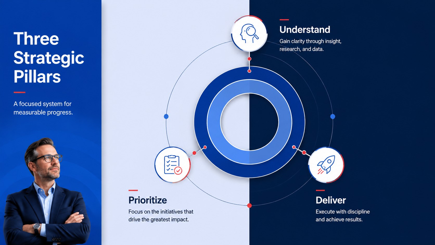Blue Ripple Business Slides presentation template, slide 5