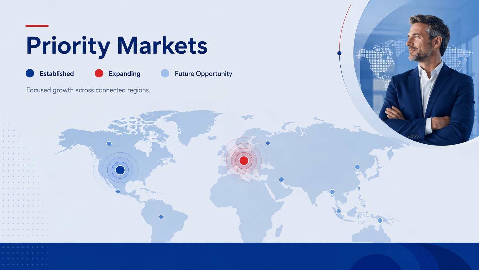 Blue Ripple Business Slides presentation template, slide 10