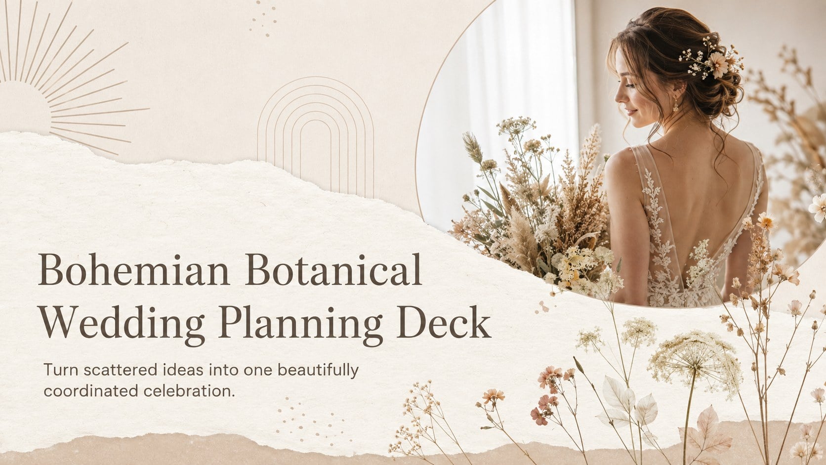 Bohemian Botanical Wedding Planning Deck