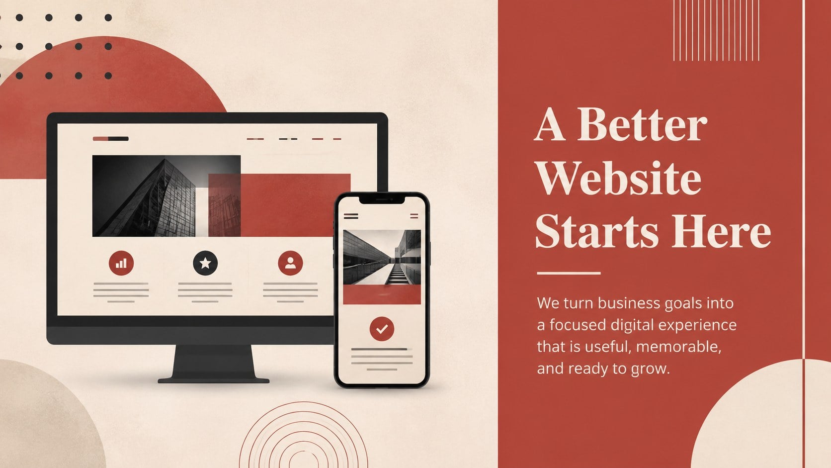 Bold Geometric Website Proposal Deck presentation template, slide 2