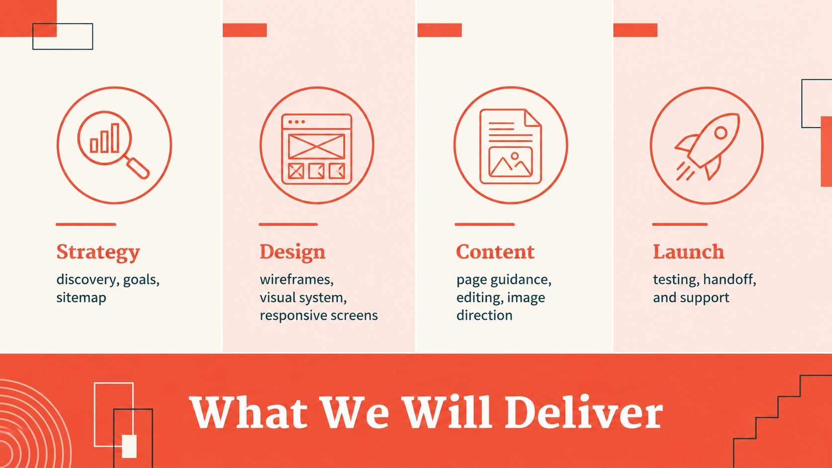Bold Geometric Website Proposal Deck presentation template, slide 8