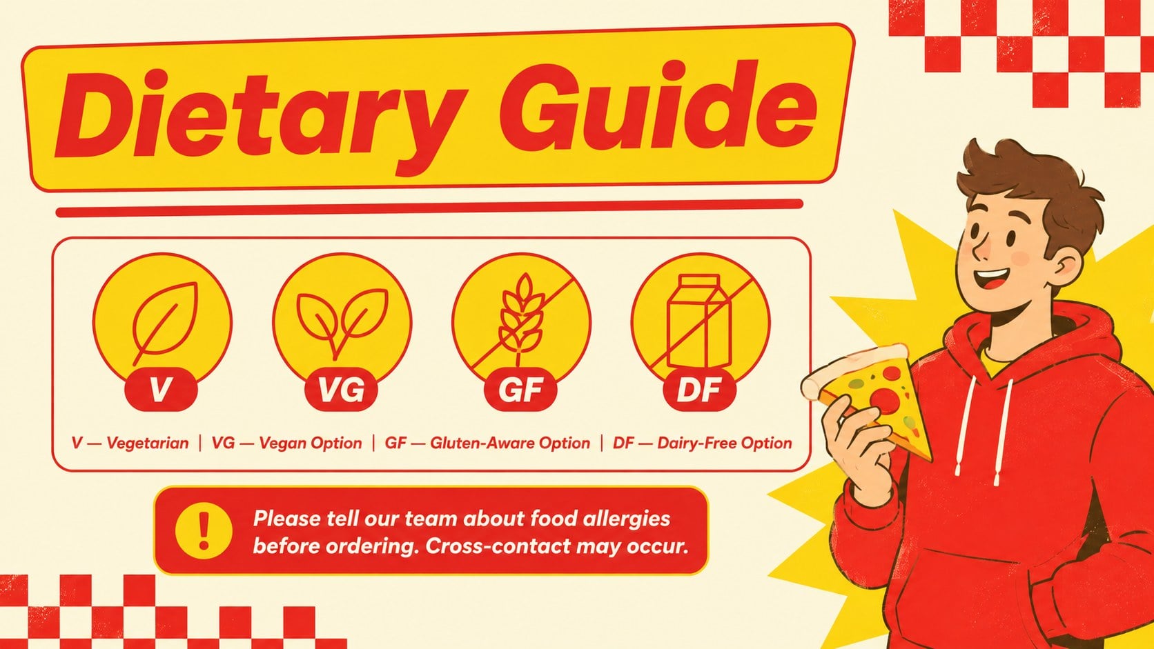 Bold Pizza Restaurant Menu Display presentation template, slide 13