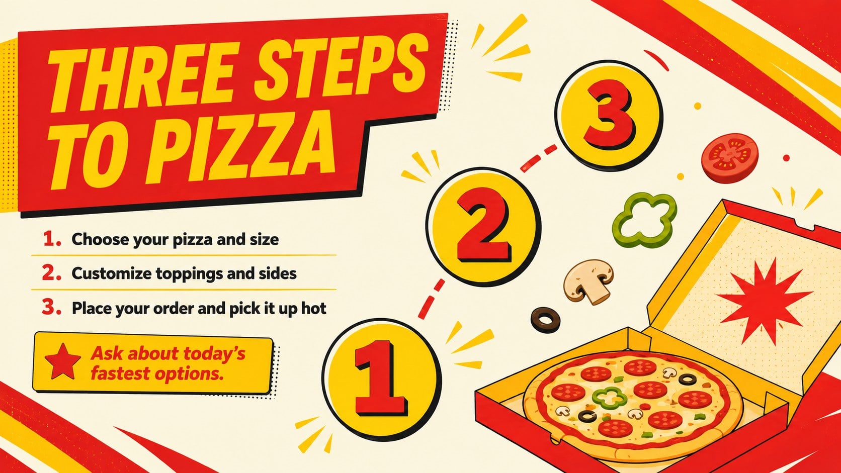 Bold Pizza Restaurant Menu Display presentation template, slide 14