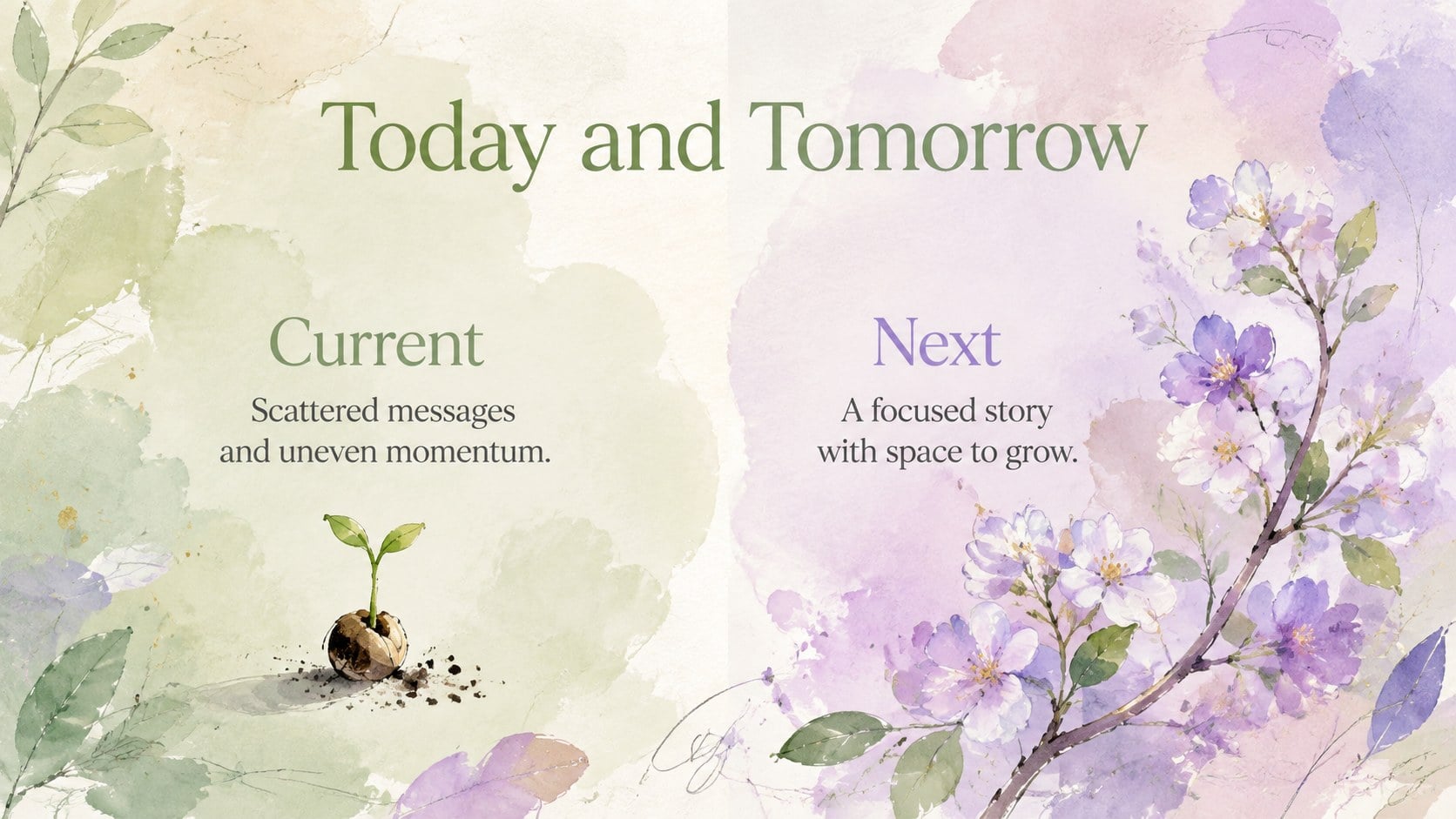 Botanical Spring Moodboard Deck presentation template, slide 11