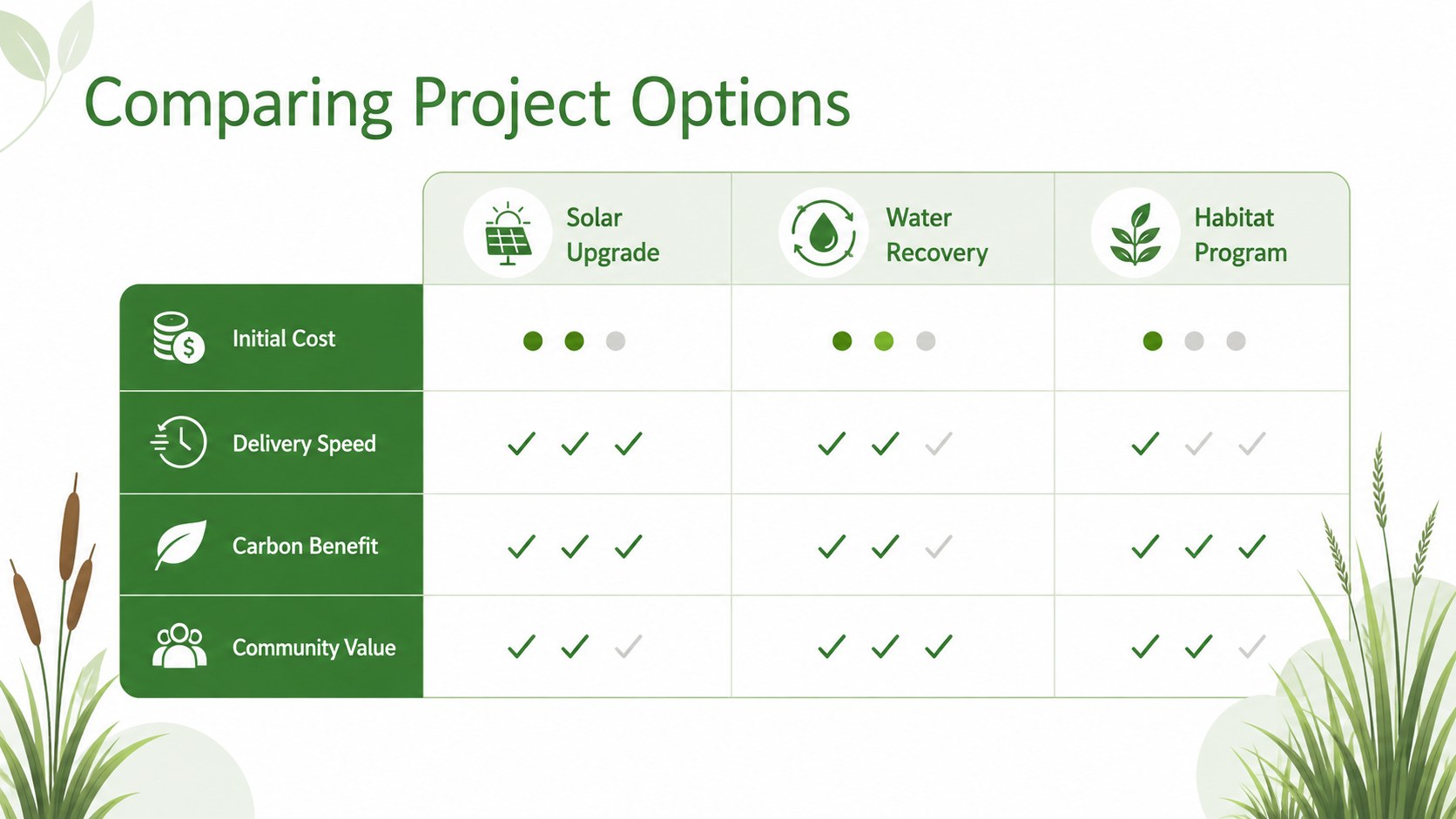 Botanical Sustainability Presentation Kit presentation template, slide 13