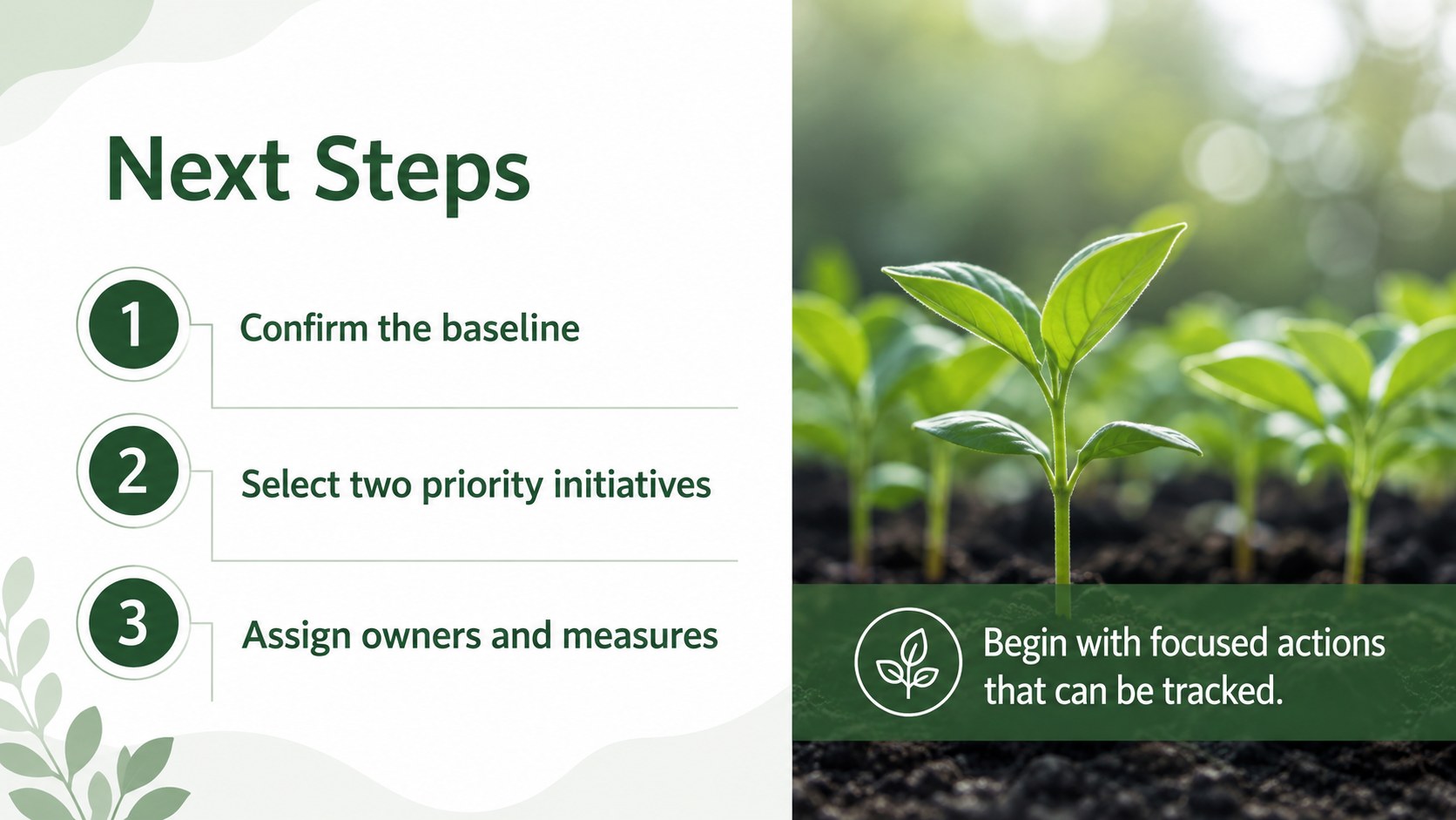 Botanical Sustainability Presentation Kit presentation template, slide 15