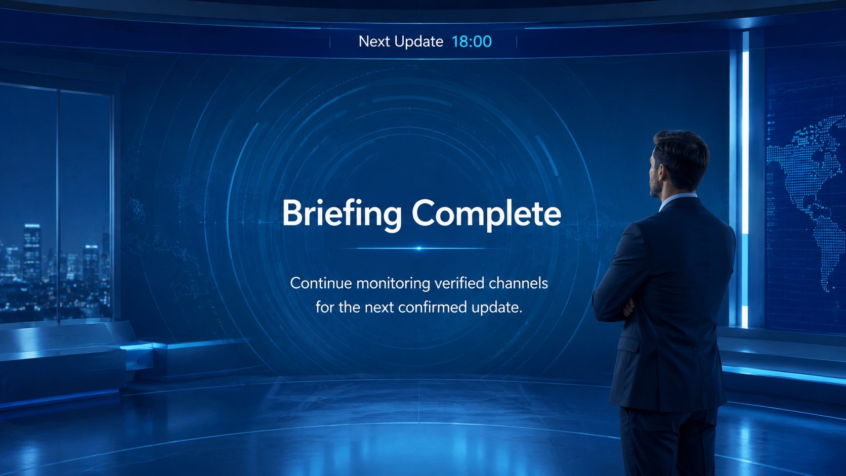 Breaking News Briefing Slides presentation template, slide 14
