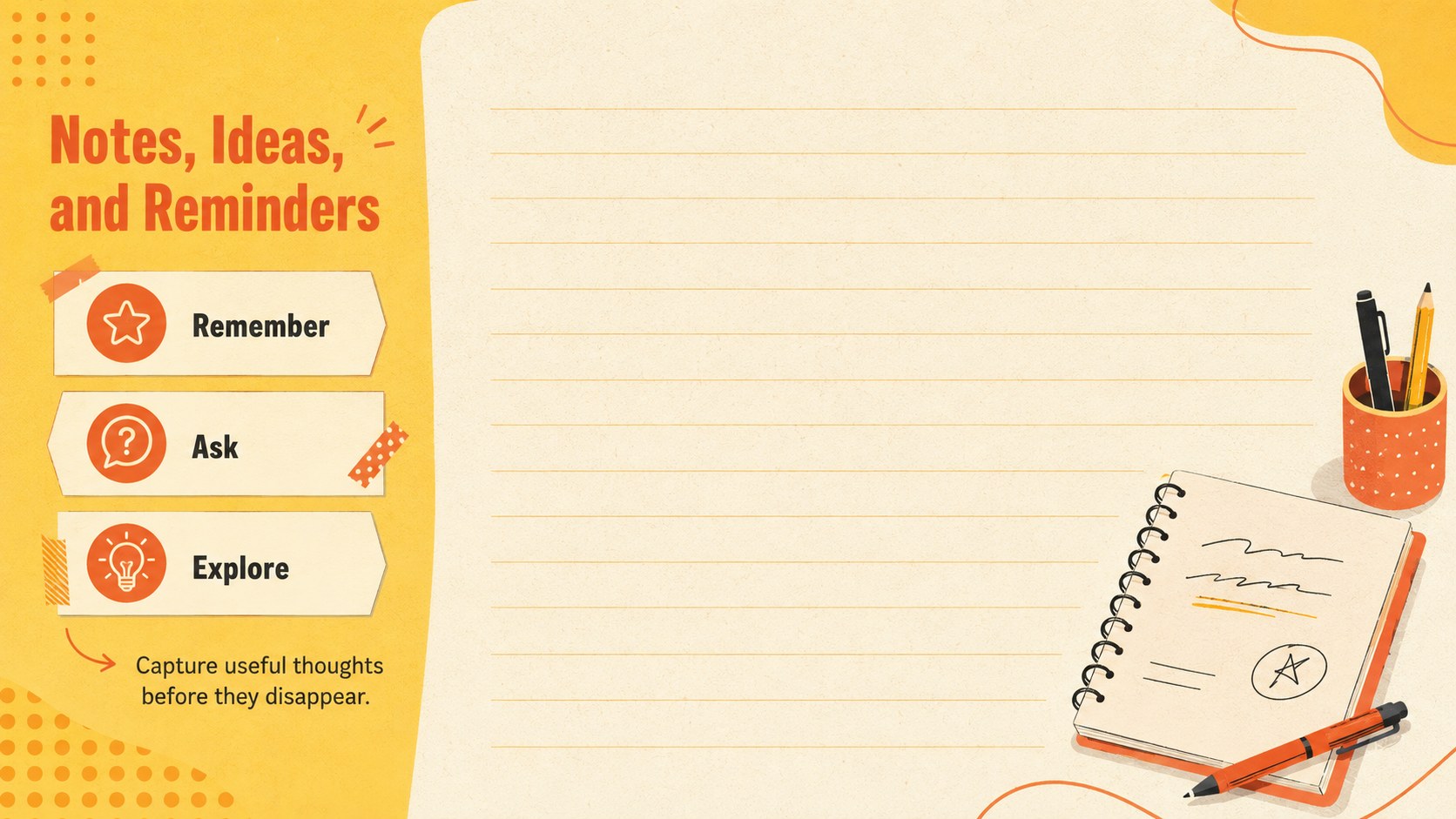 Bright Weekly Teacher Organizer presentation template, slide 11