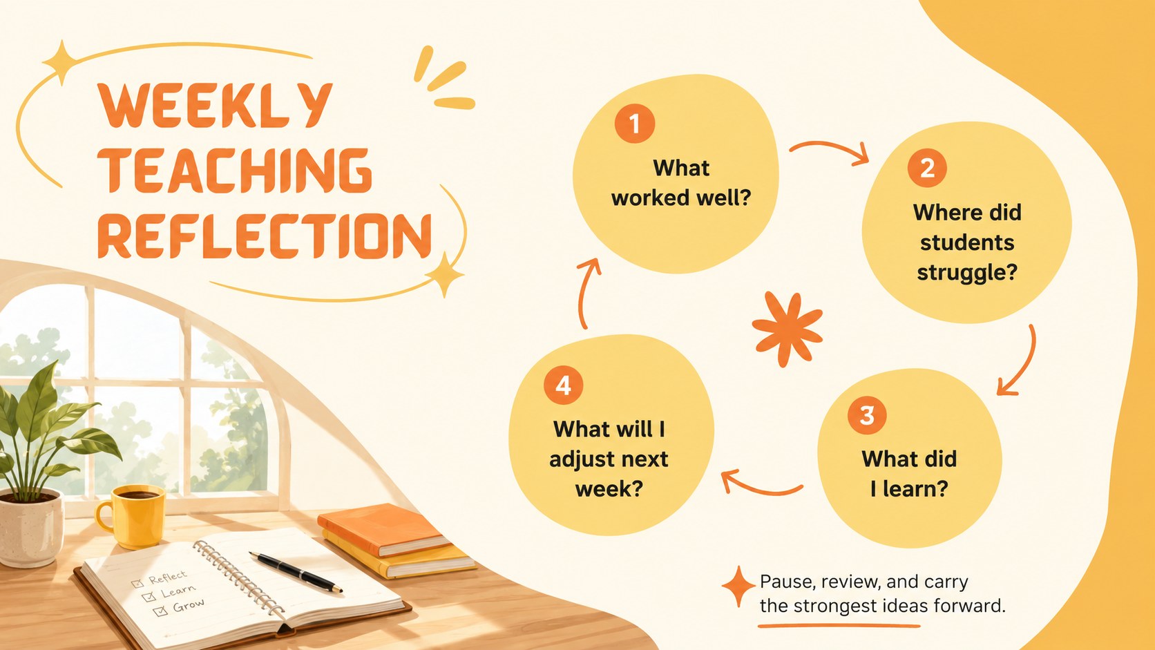 Bright Weekly Teacher Organizer presentation template, slide 12