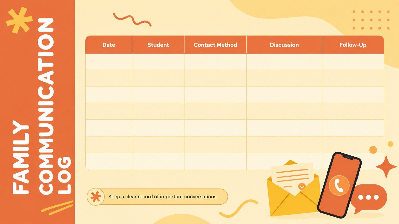 Bright Weekly Teacher Organizer presentation template, slide 14