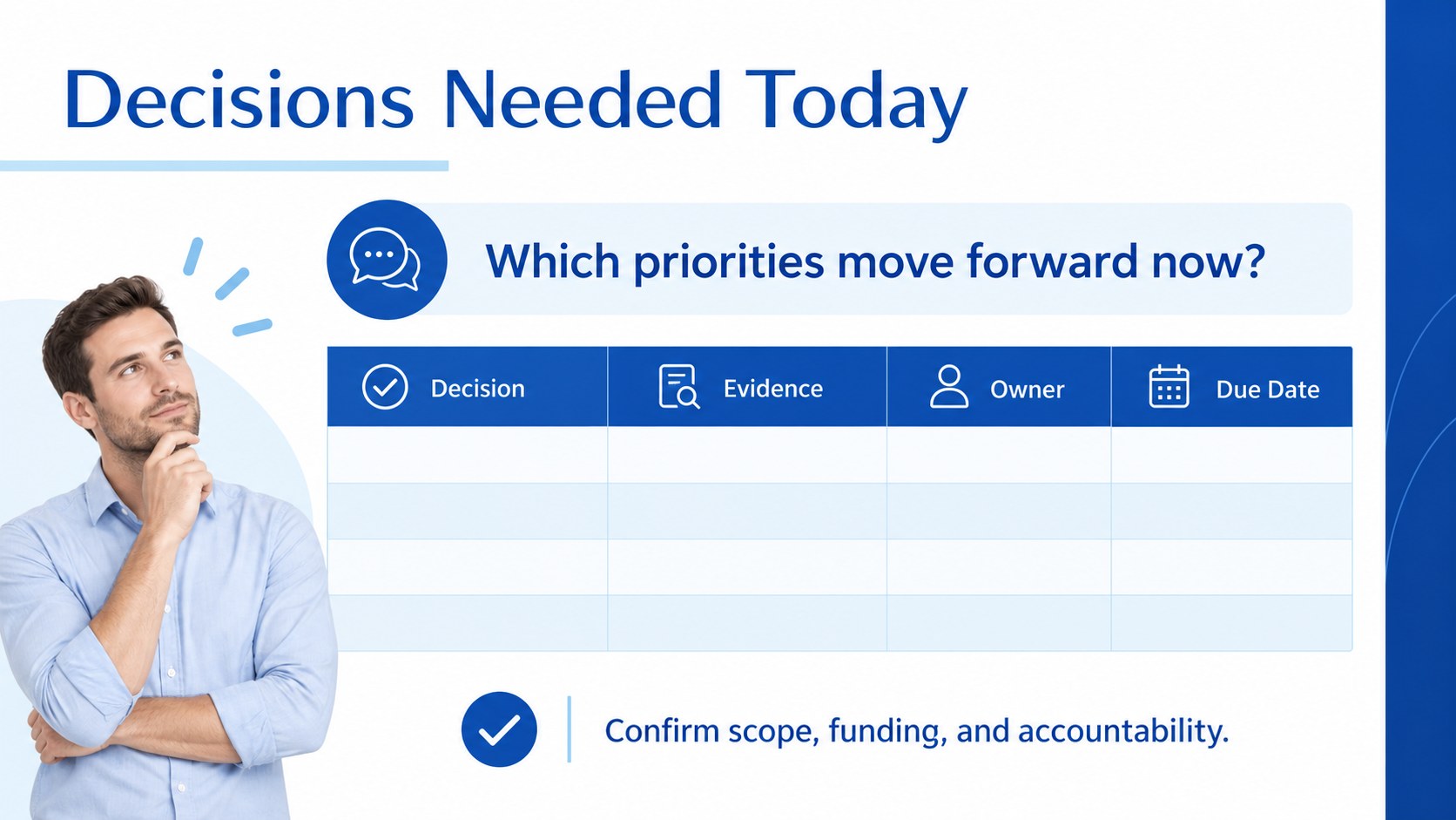 Business Growth Milestone Planning Deck presentation template, slide 15
