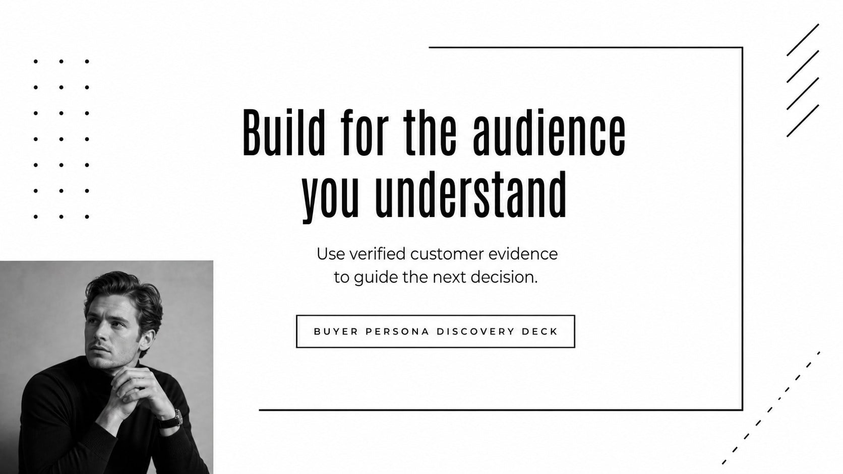 Buyer Persona Discovery Deck presentation template, slide 15