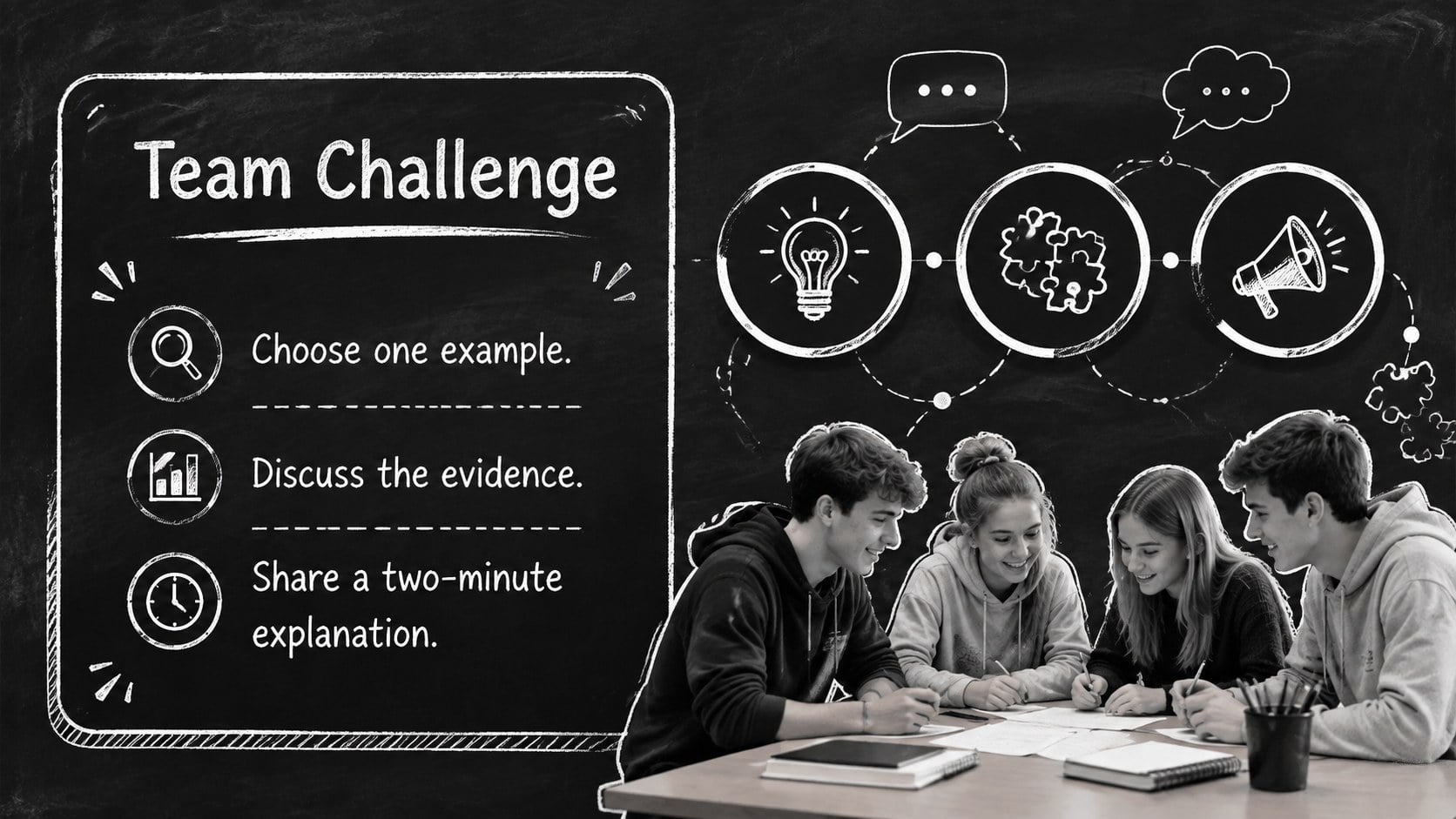 Chalkboard Teaching Slides for Educators presentation template, slide 12