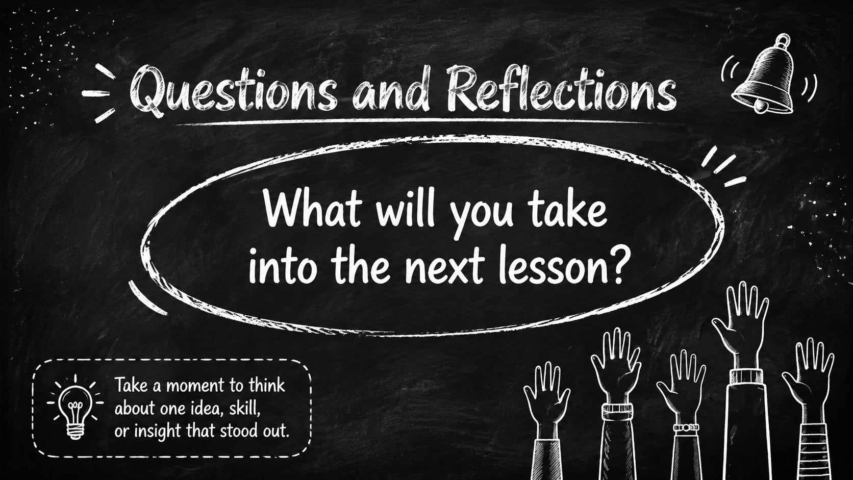 Chalkboard Teaching Slides for Educators presentation template, slide 16