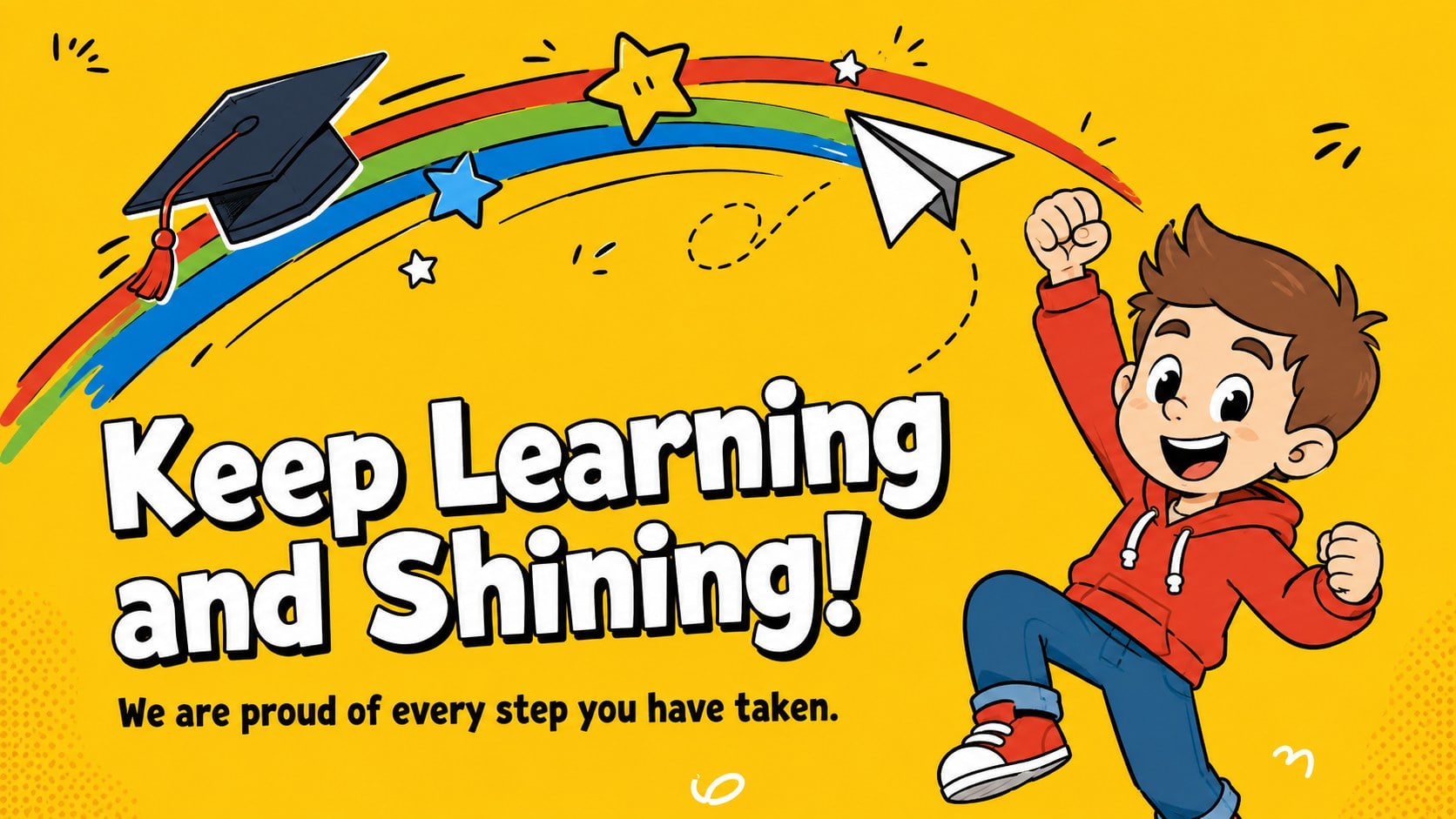 Cheerful Preschool Achievement Certificate Deck presentation template, slide 15