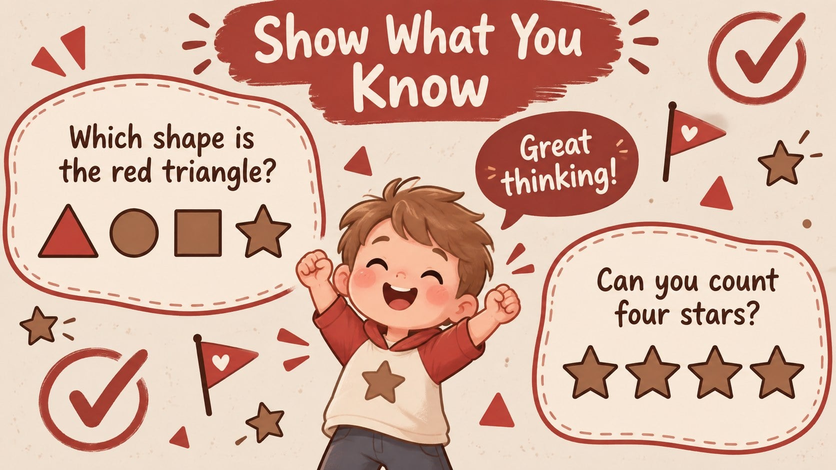 Chibi Preschool Learning Adventure Deck presentation template, slide 12
