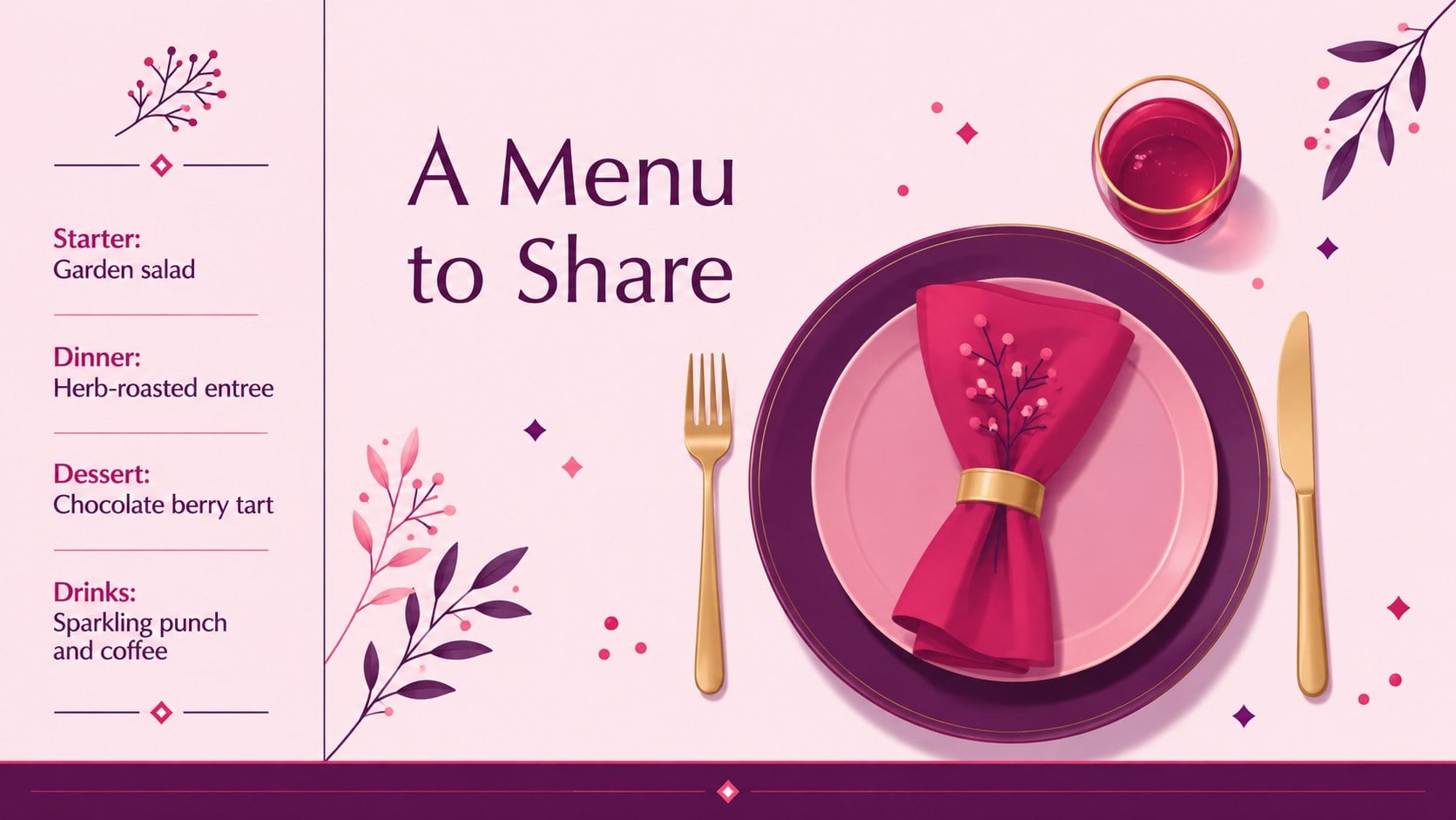 Chic Valentine Celebration Invite Suite presentation template, slide 12